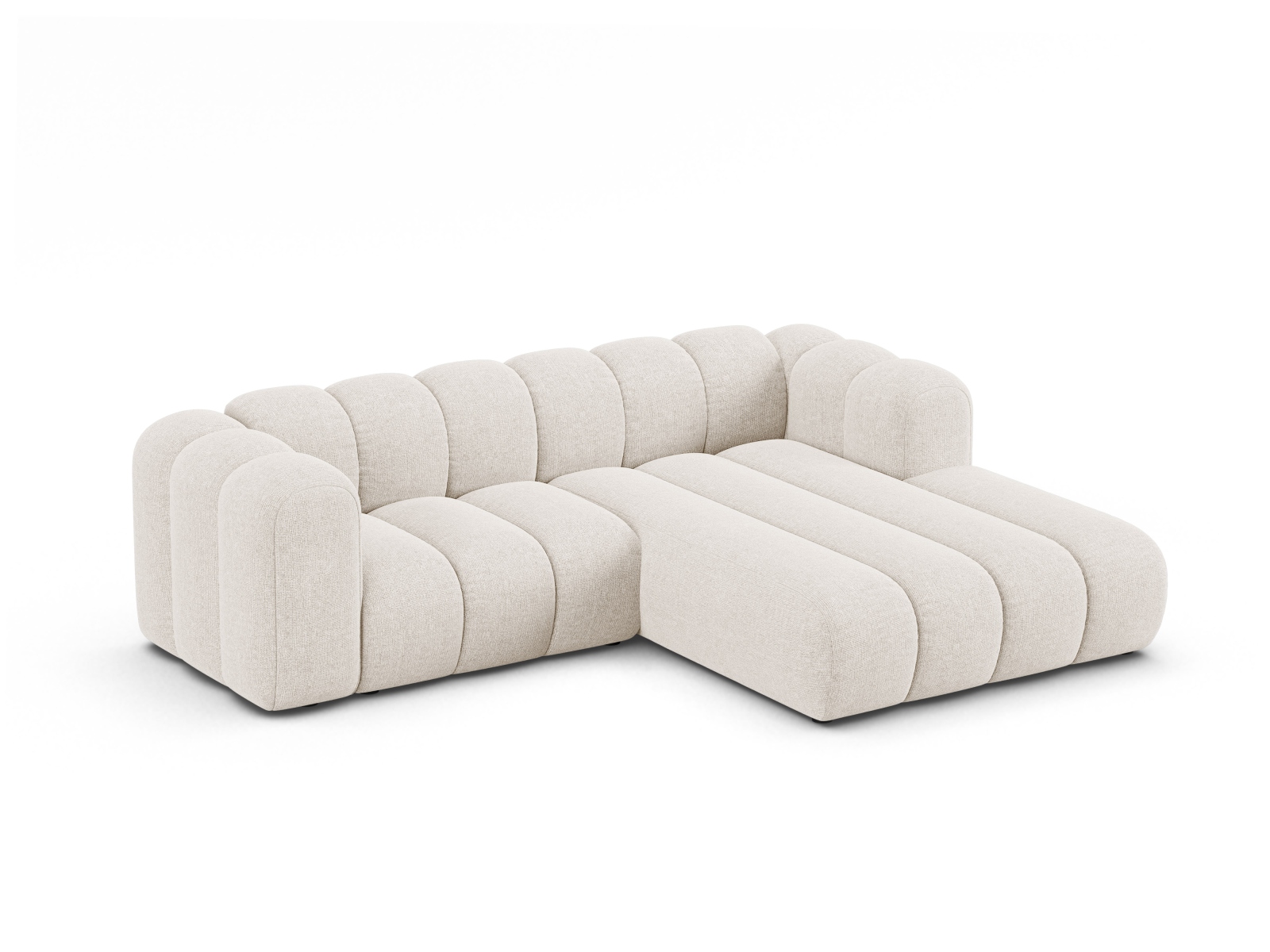 Modular Right Corner Sofa, "Lupine", 3 Seats, 230x177x70