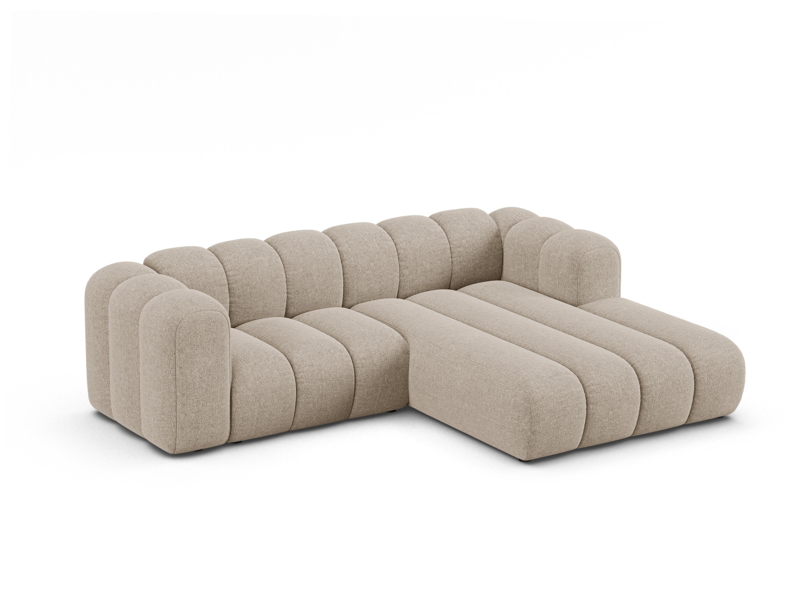 Modular Right Corner Sofa, "Lupine", 3 Seats, 230x177x70