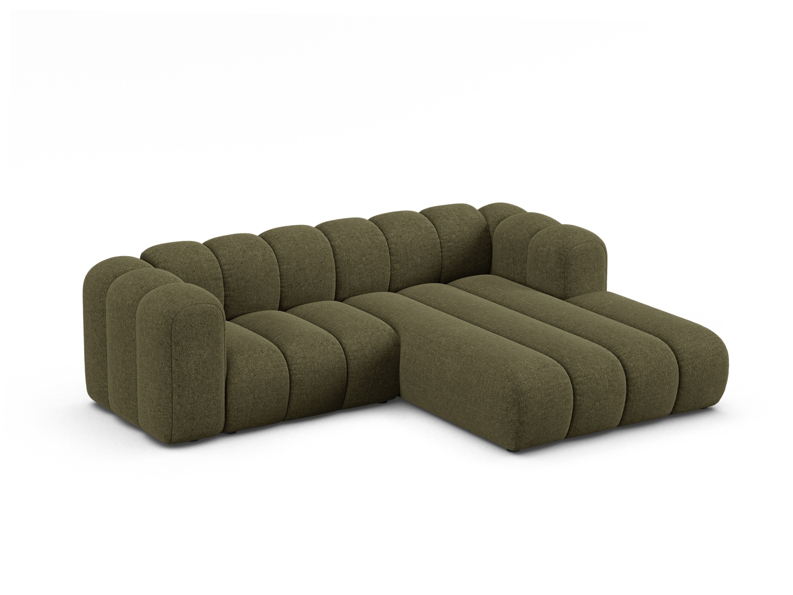 Modular Right Corner Sofa, "Lupine", 3 Seats, 230x177x70