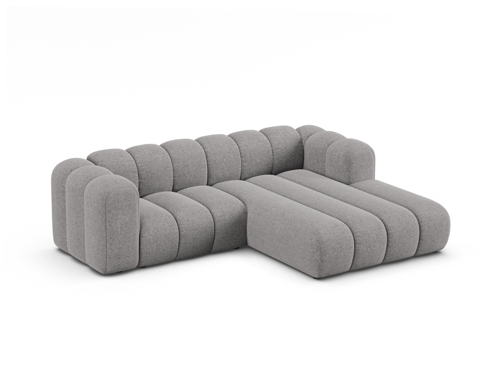 Modular Right Corner Sofa, "Lupine", 3 Seats, 230x177x70