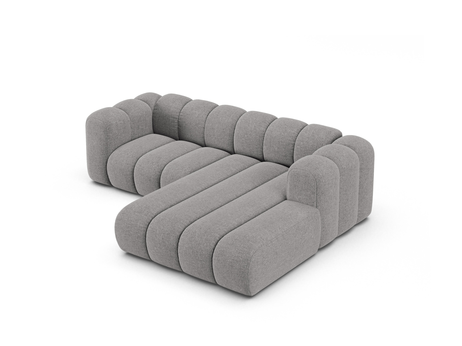 Modular Right Corner Sofa, "Lupine", 3 Seats, 230x177x70