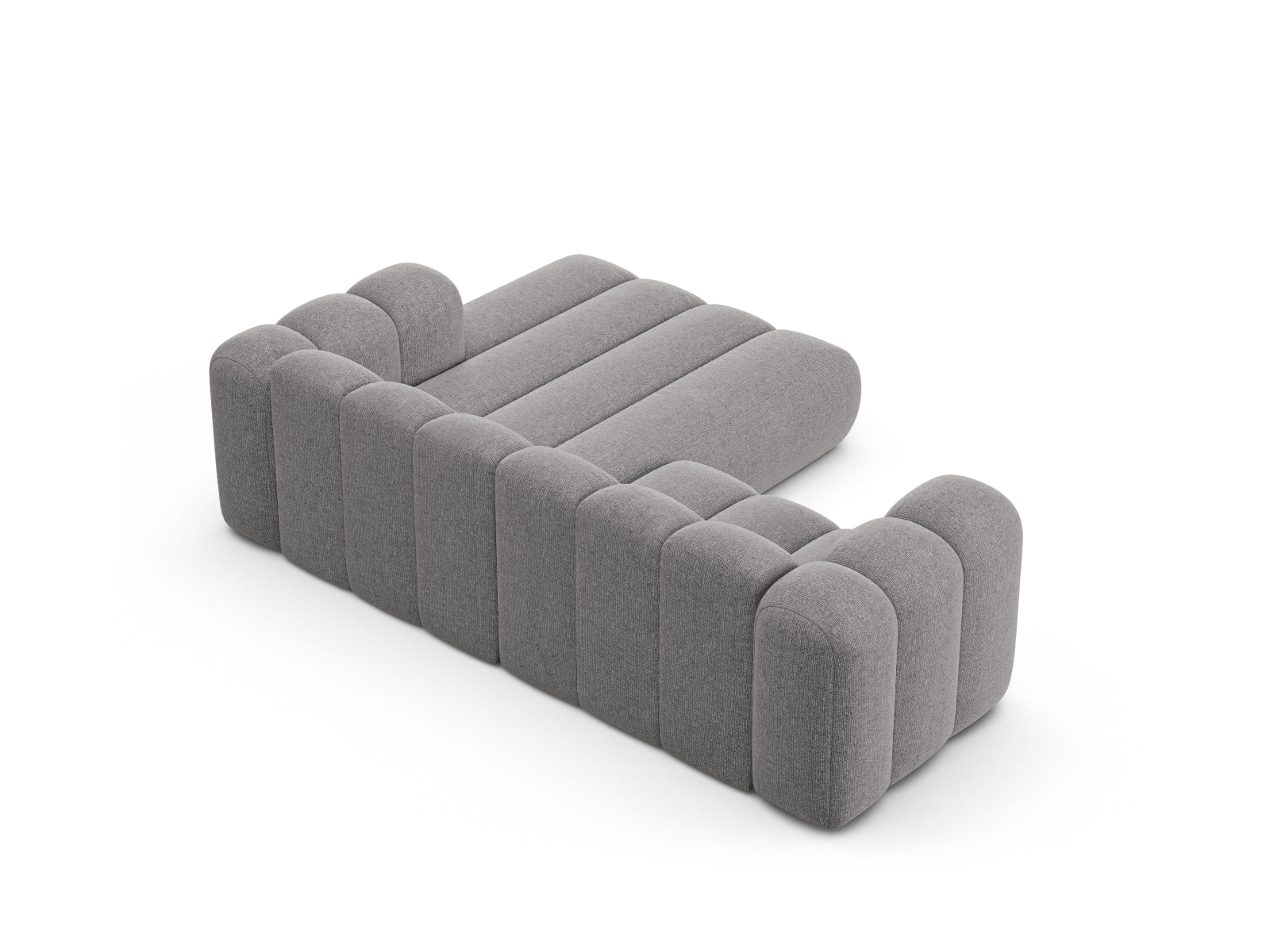 Modular Right Corner Sofa, "Lupine", 3 Seats, 230x177x70