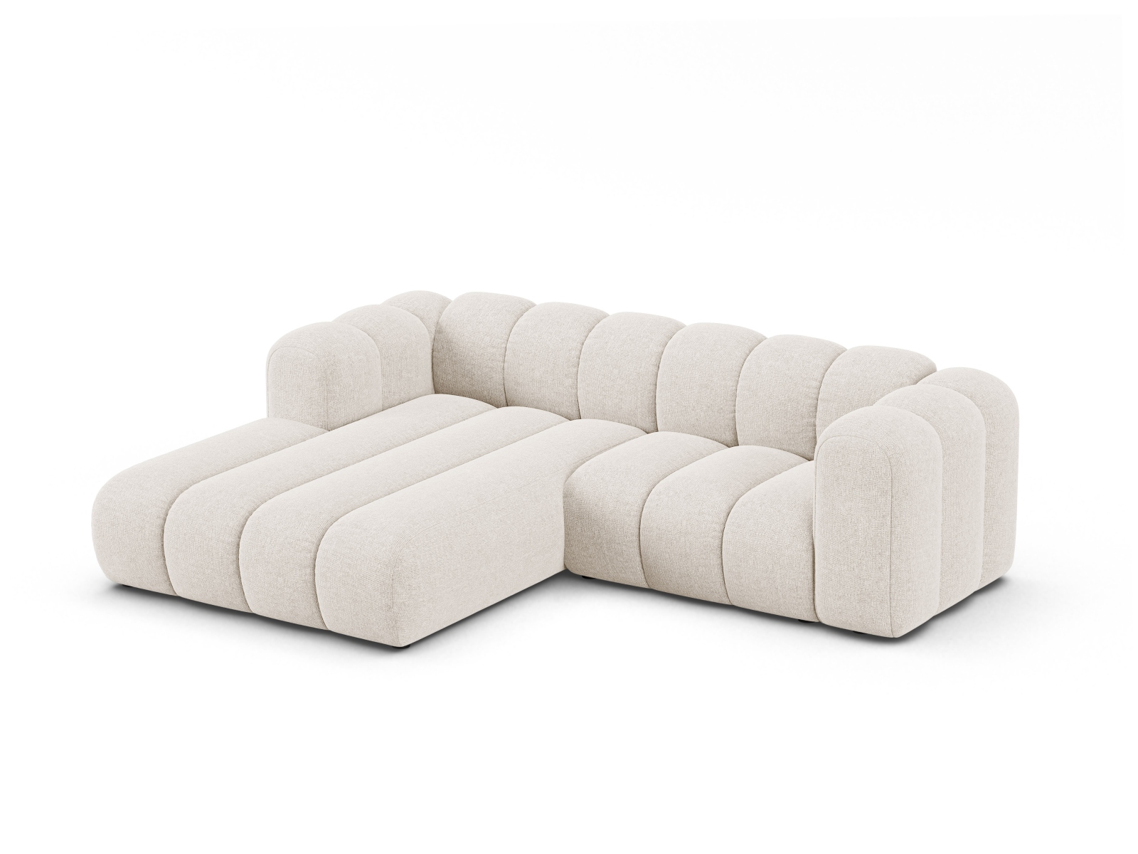 Modular Left Corner Sofa, "Lupine", 3 Seats, 230x177x70