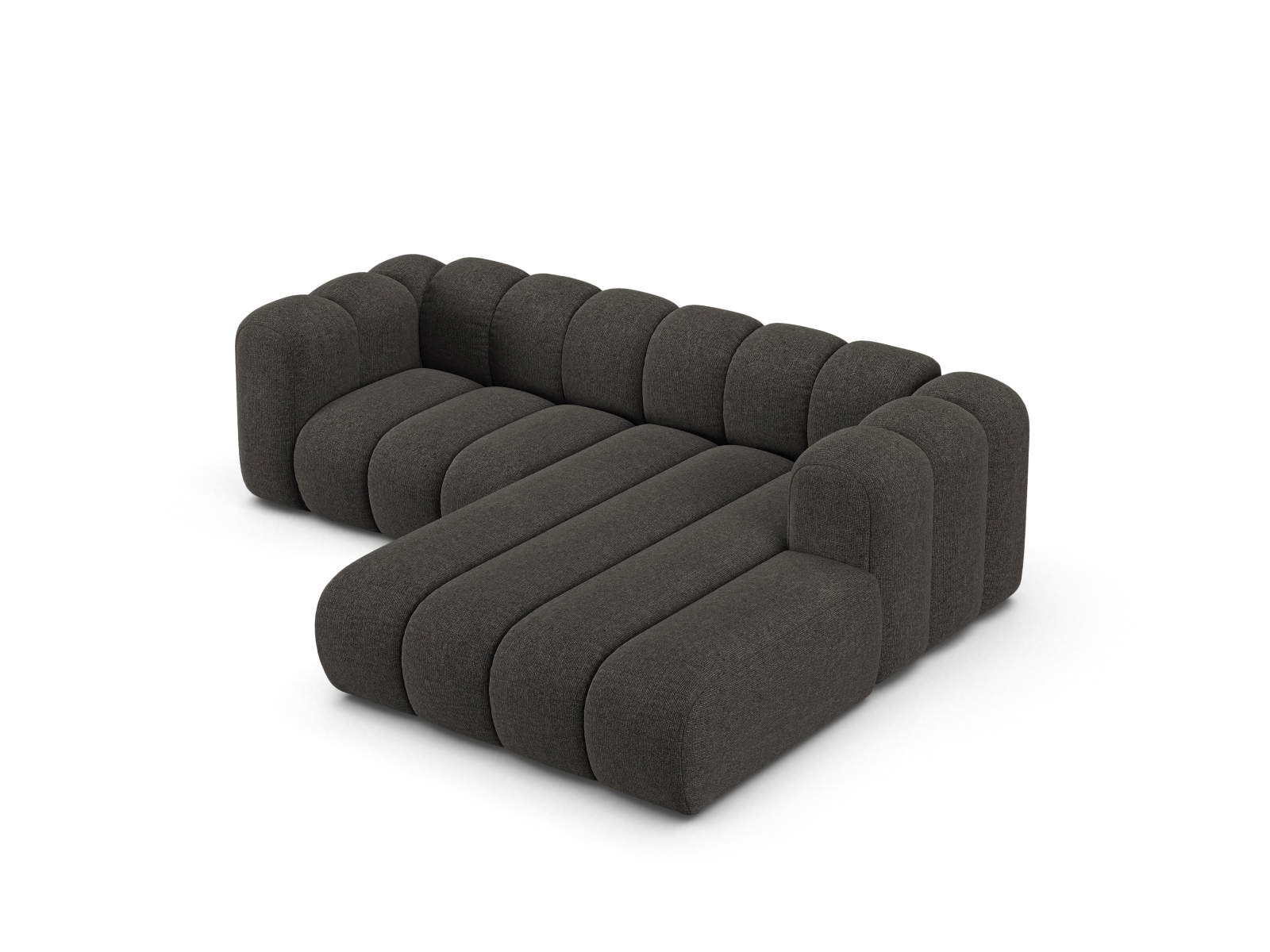 Modular Right Corner Sofa, "Lupine", 3 Seats, 230x177x70