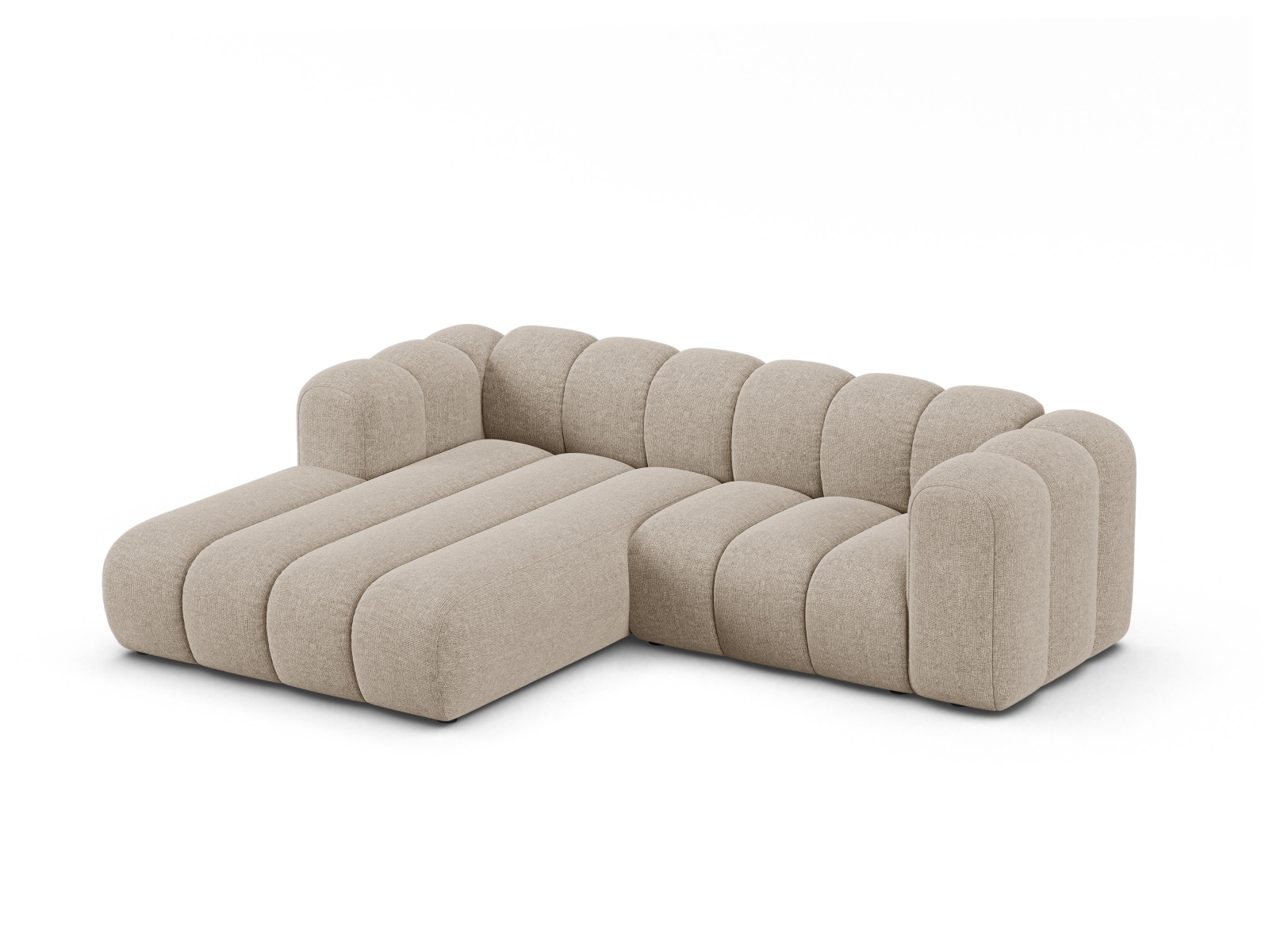 Modular Left Corner Sofa, "Lupine", 3 Seats, 230x177x70
