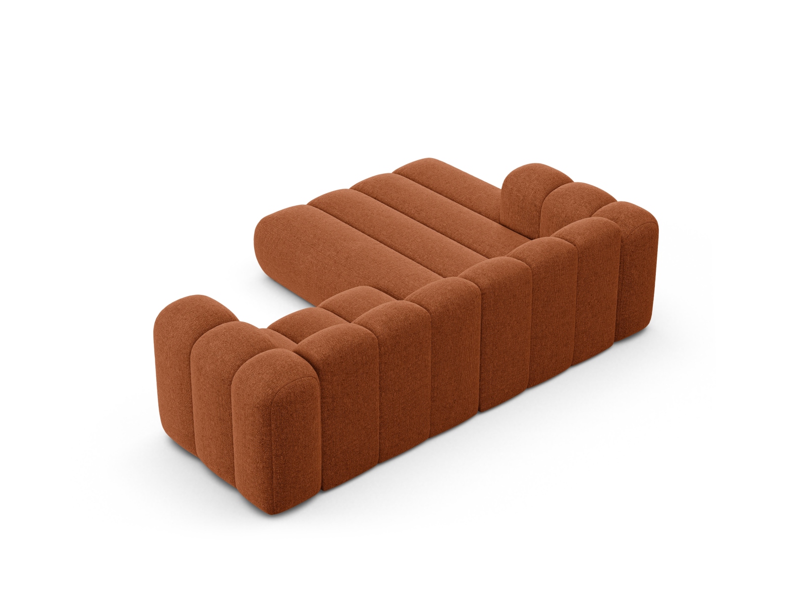 Modular Left Corner Sofa, "Lupine", 3 Seats, 230x177x70
