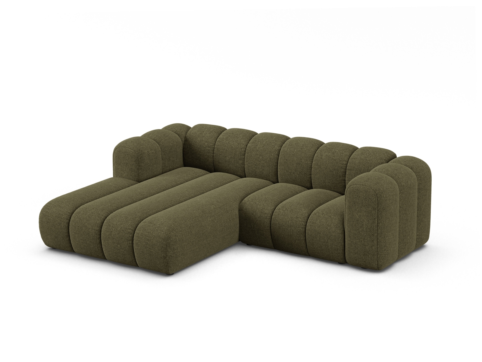 Modular Left Corner Sofa, "Lupine", 3 Seats, 230x177x70