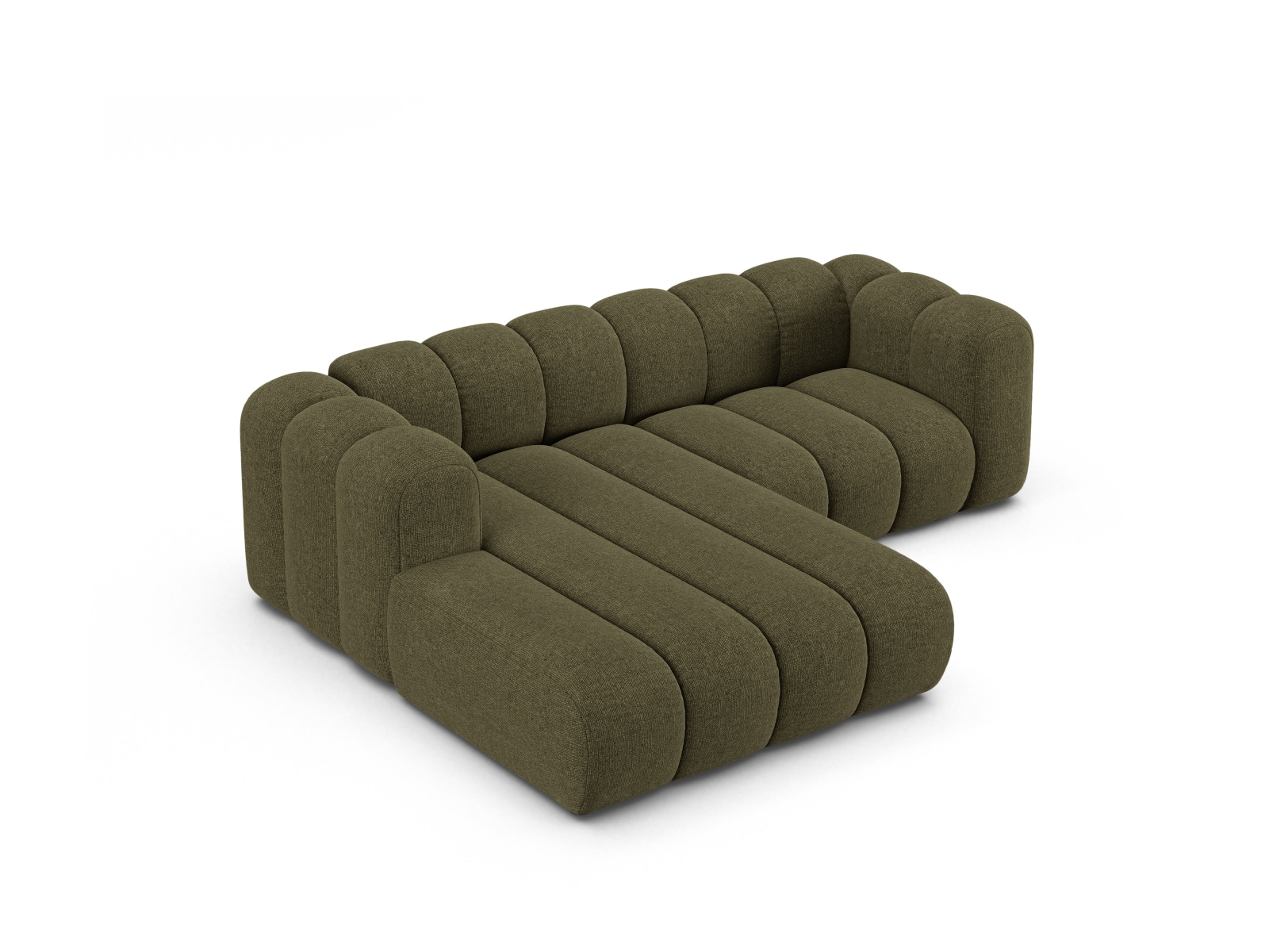 Modular Left Corner Sofa, "Lupine", 3 Seats, 230x177x70