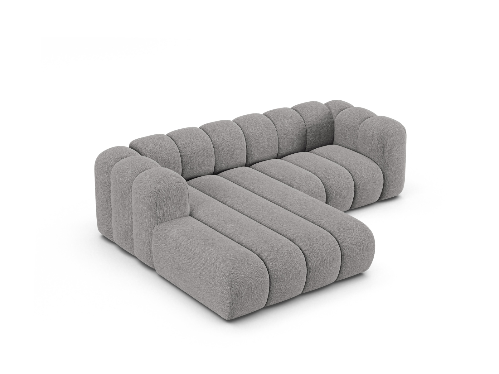 Modular Left Corner Sofa, "Lupine", 3 Seats, 230x177x70
