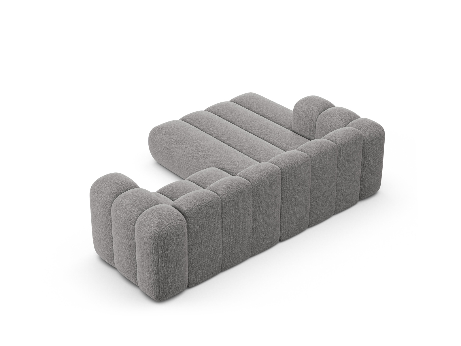Modular Left Corner Sofa, "Lupine", 3 Seats, 230x177x70