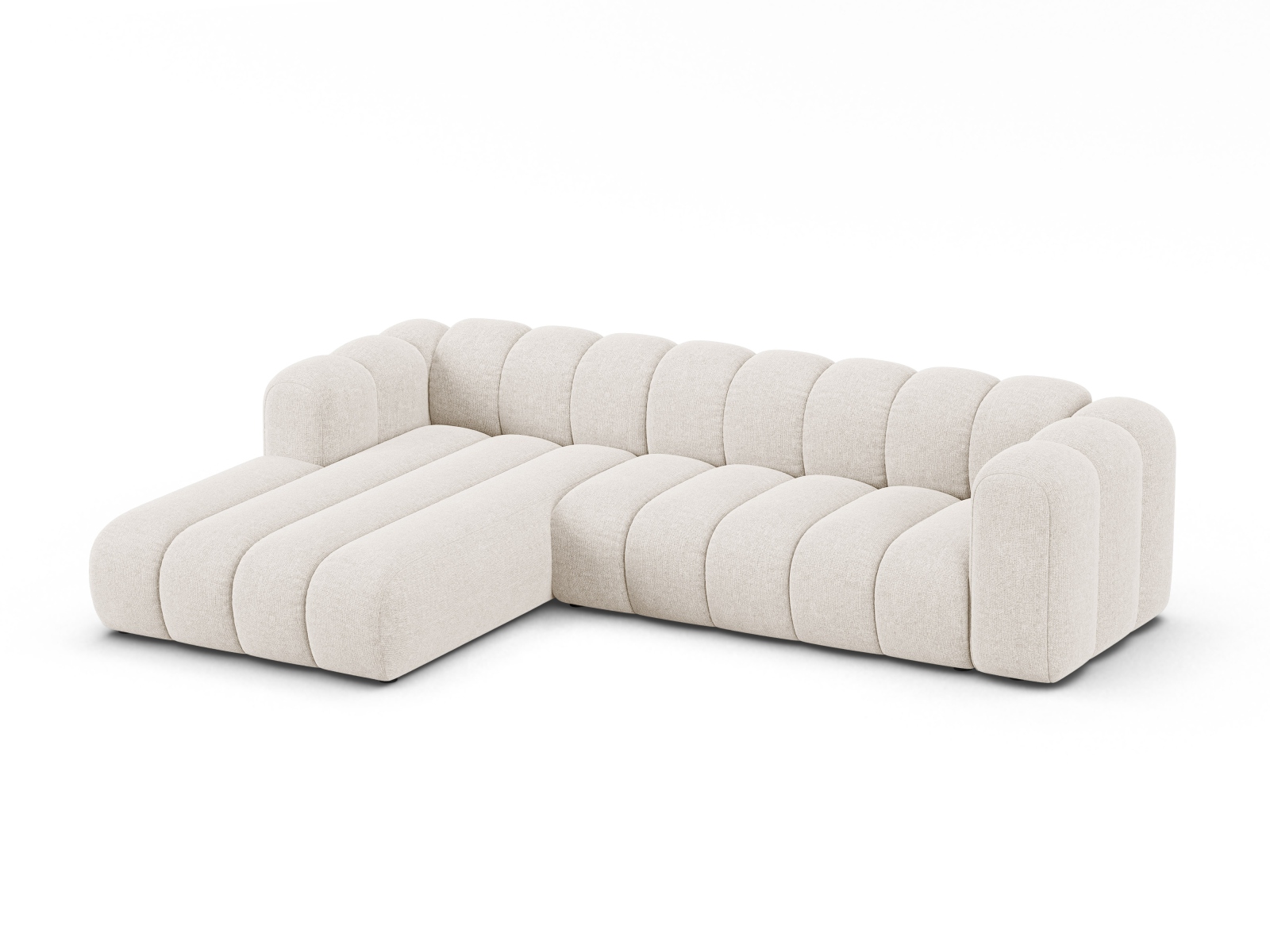 Modular Left Corner Sofa, "Lupine", 4 Seats, 290x177x70
