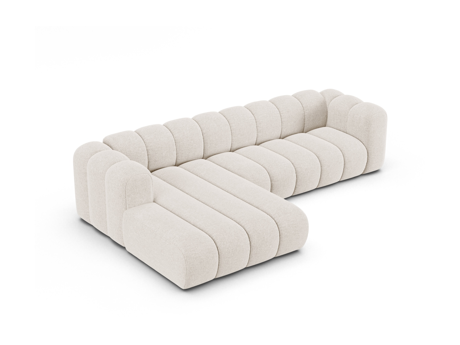 Modular Left Corner Sofa, "Lupine", 4 Seats, 290x177x70