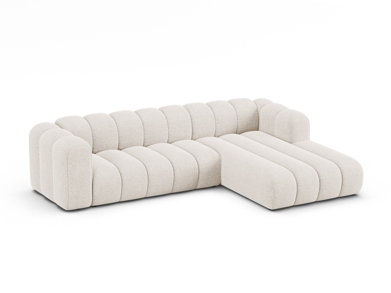 Modular Right Corner Sofa, "Lupine", 4 Seats, 290x177x70