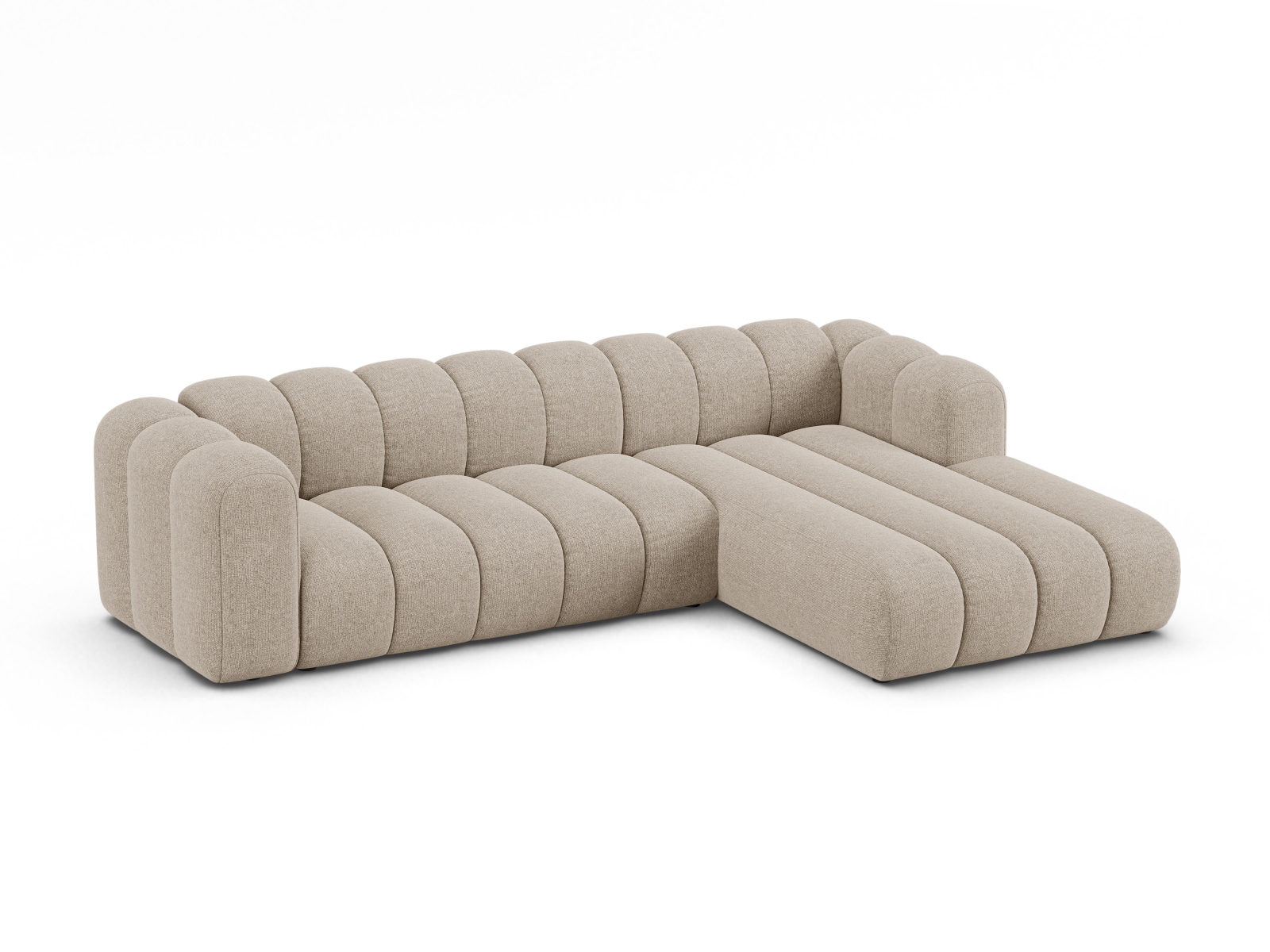Modular Right Corner Sofa, "Lupine", 4 Seats, 290x177x70