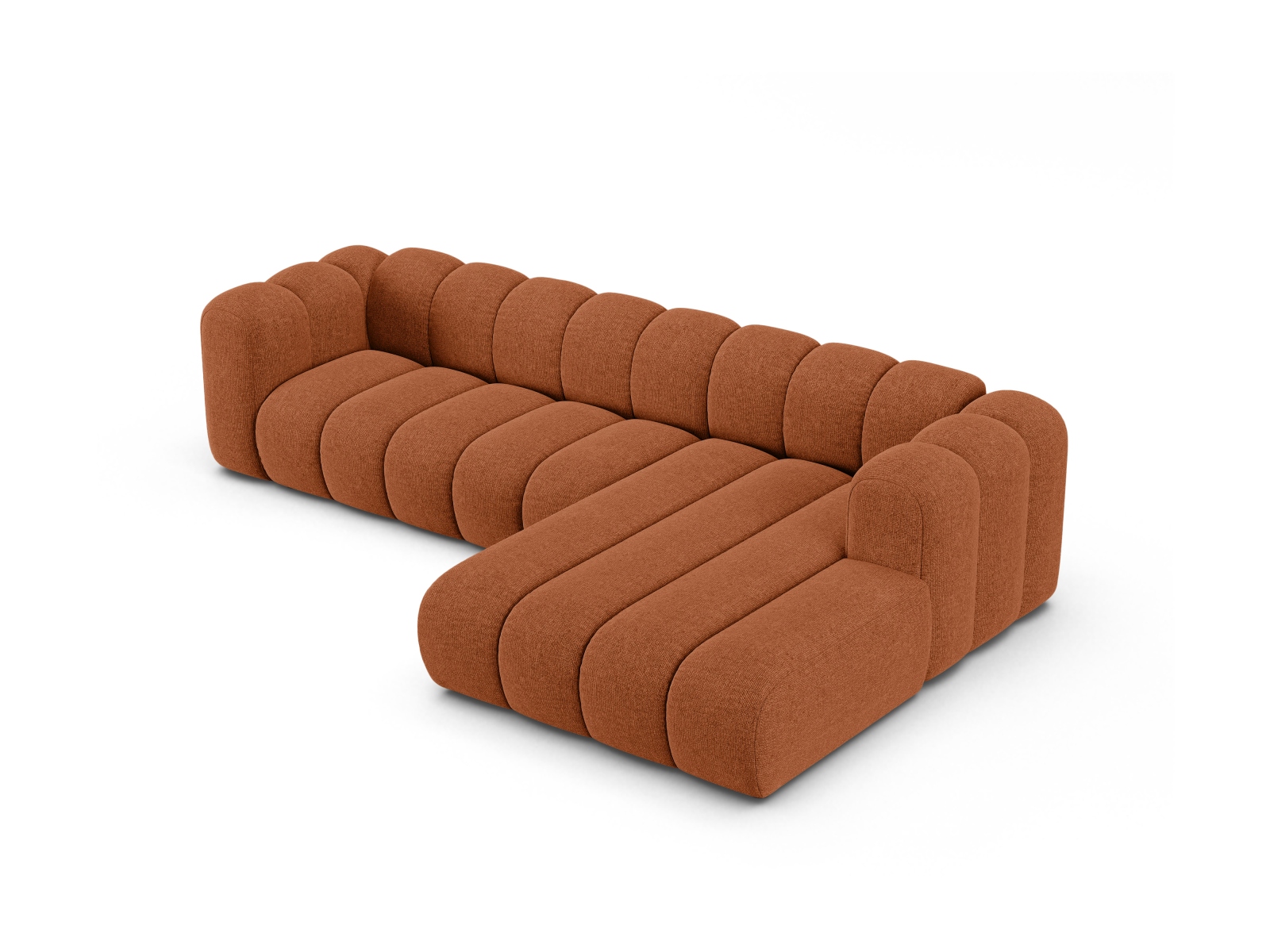 Modular Right Corner Sofa, "Lupine", 4 Seats, 290x177x70