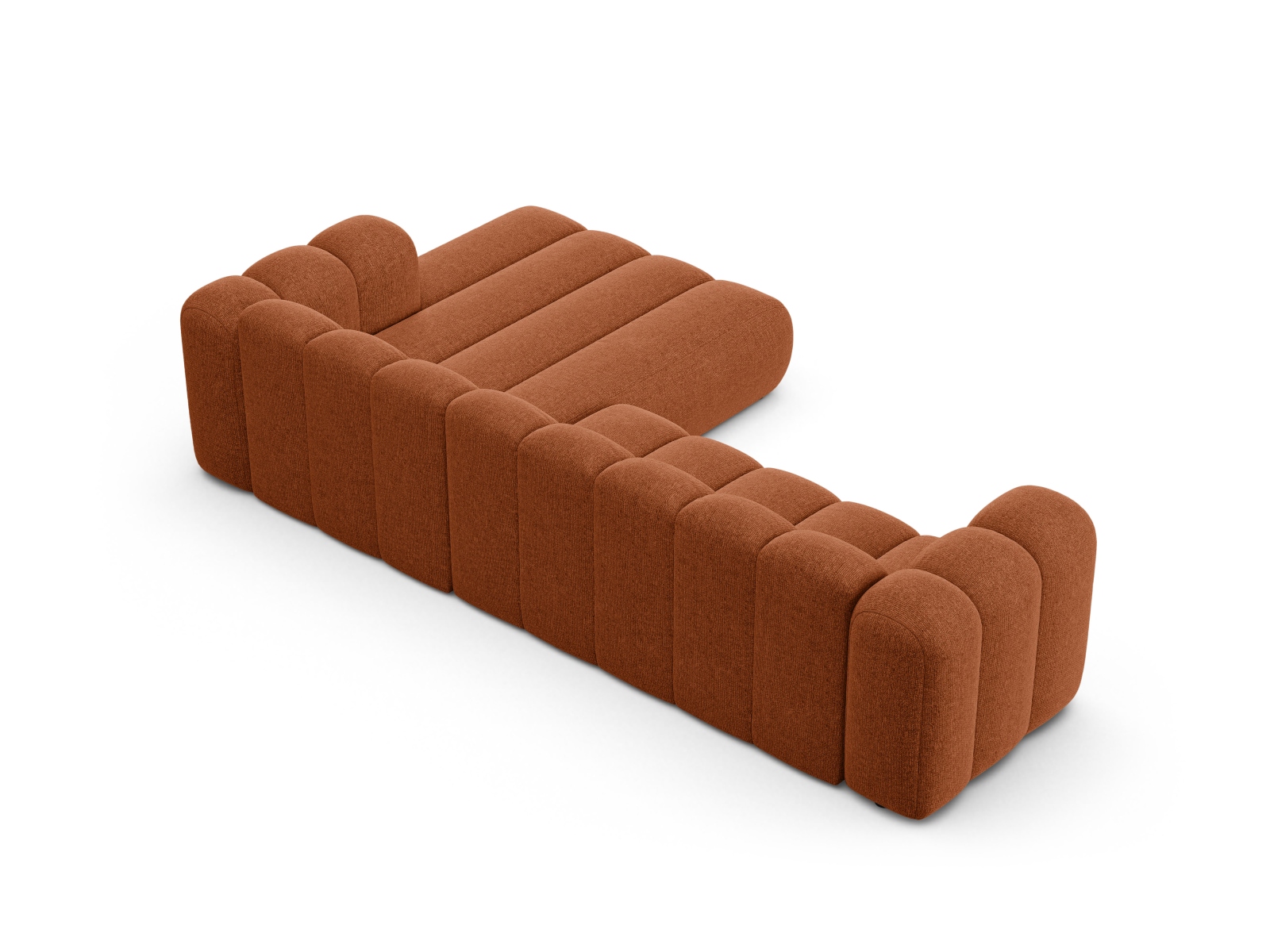 Modular Right Corner Sofa, "Lupine", 4 Seats, 290x177x70