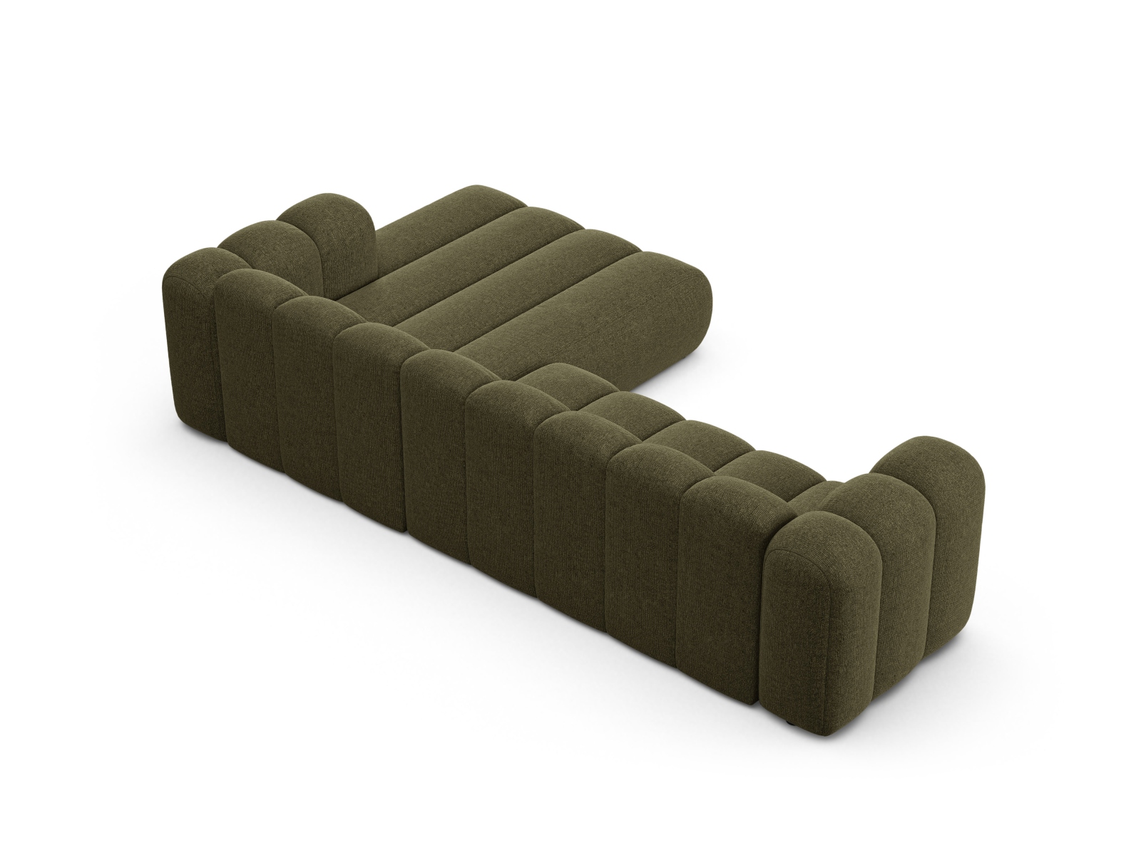 Modular Right Corner Sofa, "Lupine", 4 Seats, 290x177x70