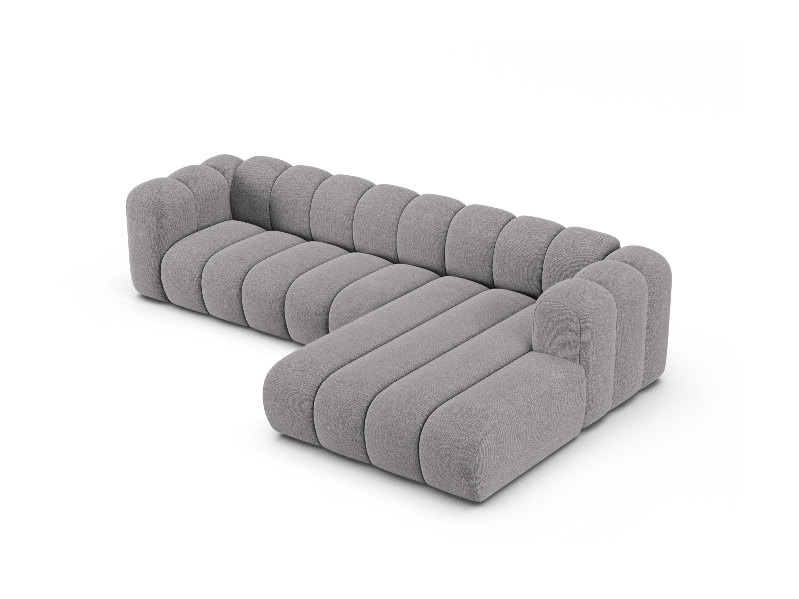 Modular Right Corner Sofa, "Lupine", 4 Seats, 290x177x70