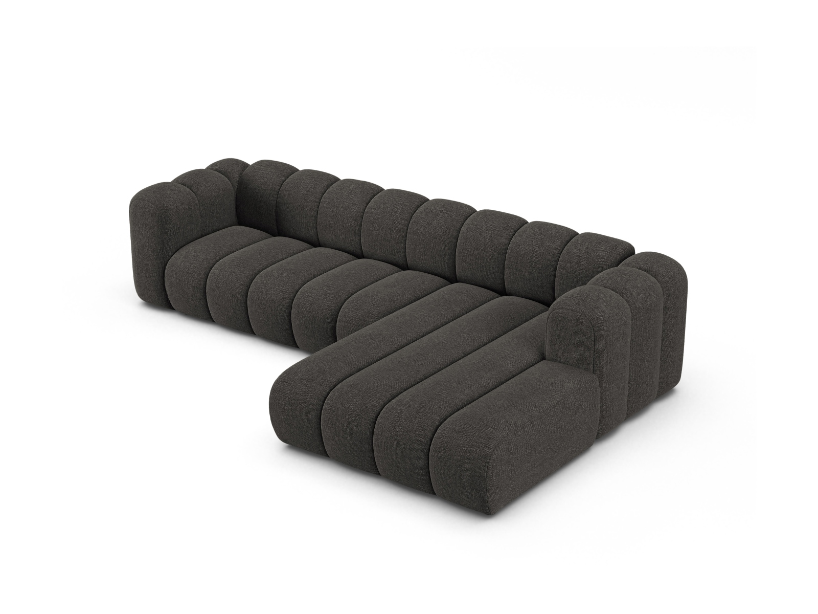 Modular Right Corner Sofa, "Lupine", 4 Seats, 290x177x70