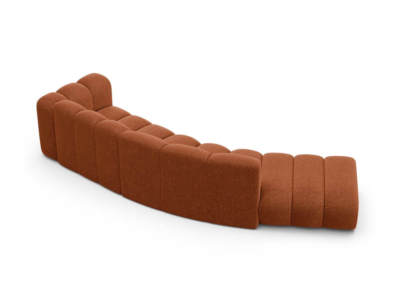 Left Modular Sofa, "Lupine", 5 Seats, 335x166x70