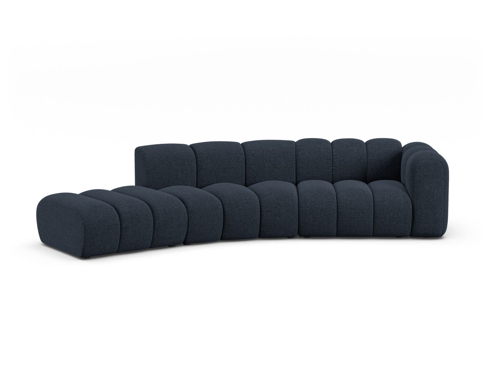 Left Modular Sofa, "Lupine", 5 Seats, 335x166x70
