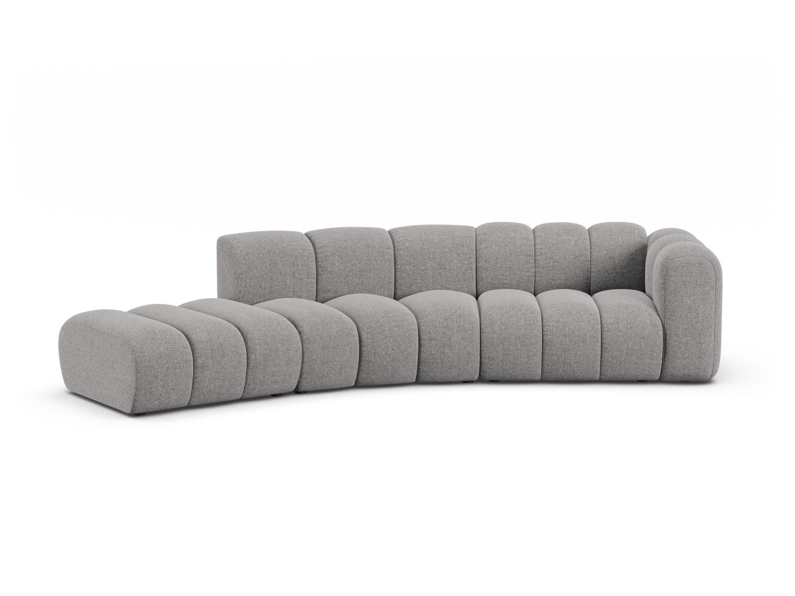 Left Modular Sofa, "Lupine", 5 Seats, 335x166x70