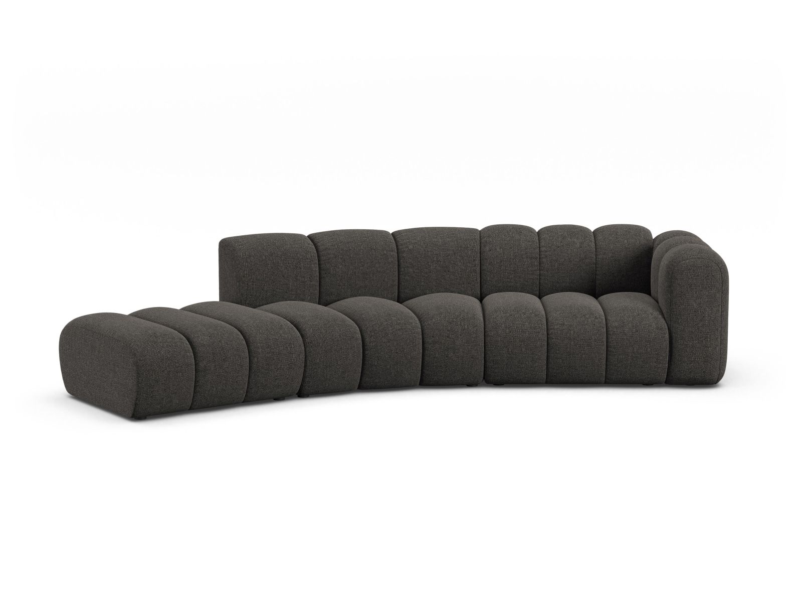 Left Modular Sofa, "Lupine", 5 Seats, 335x166x70