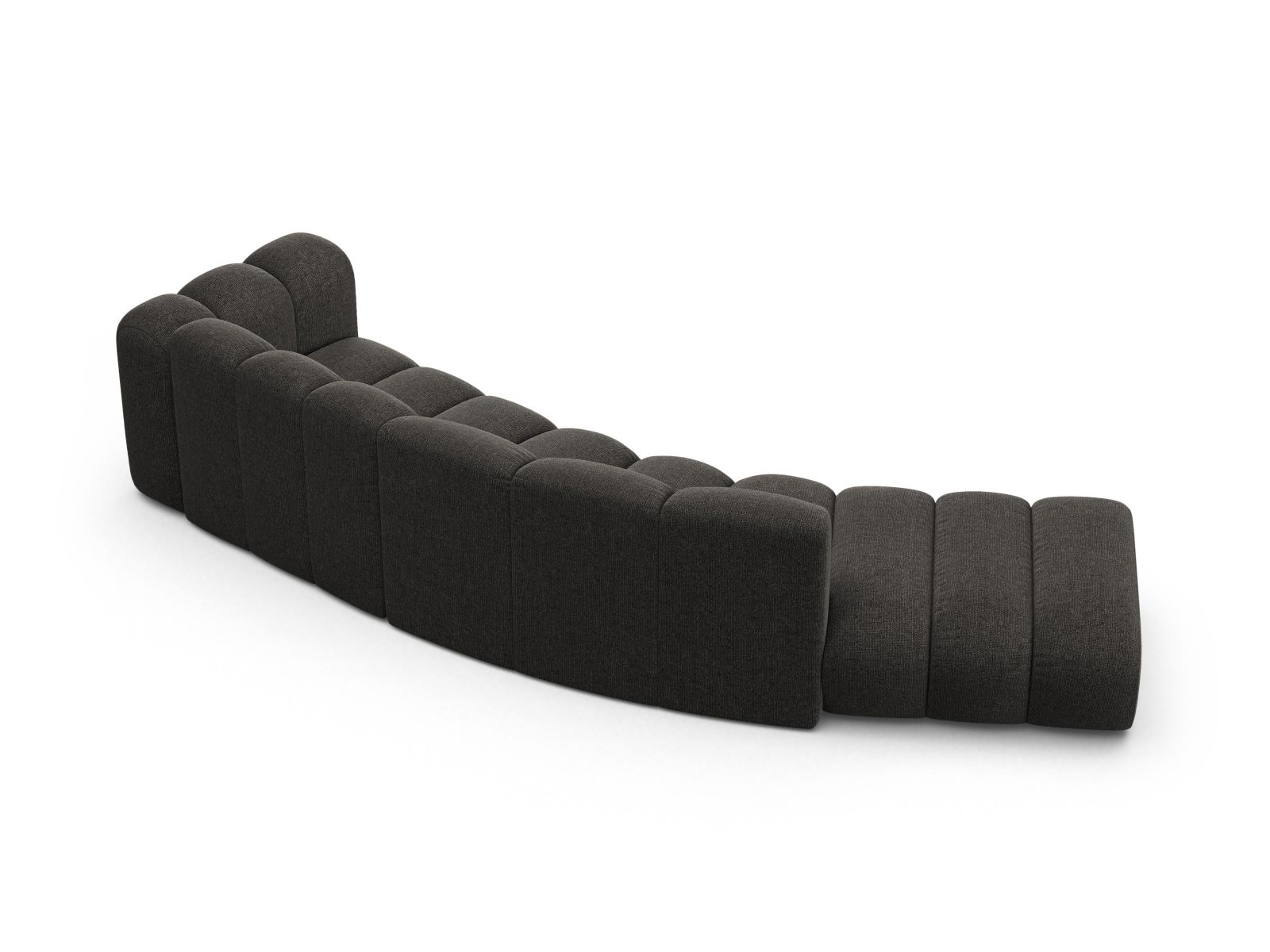 Left Modular Sofa, "Lupine", 5 Seats, 335x166x70