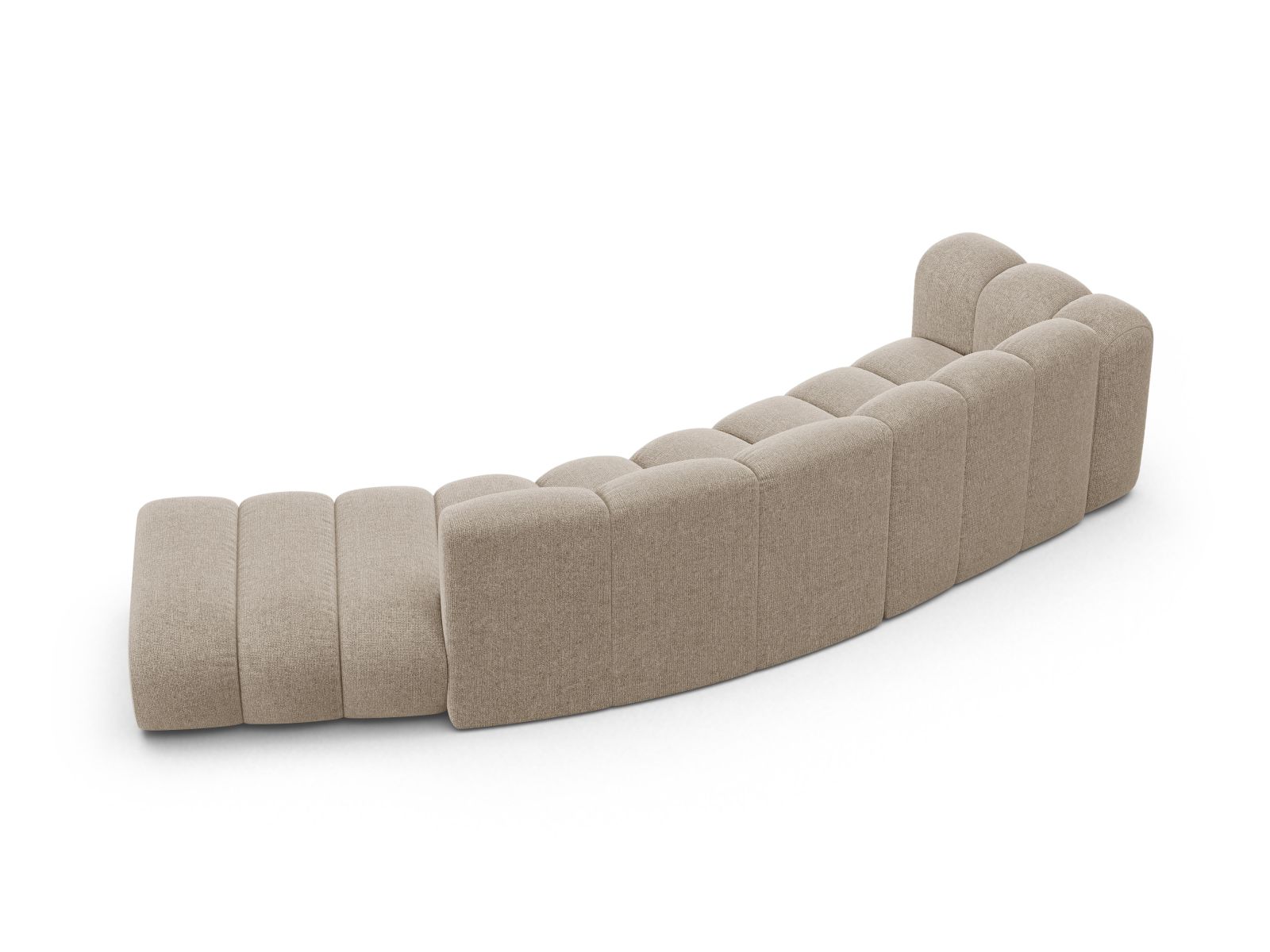 Right Modular Sofa, "Lupine", 5 Seats, 335x166x70