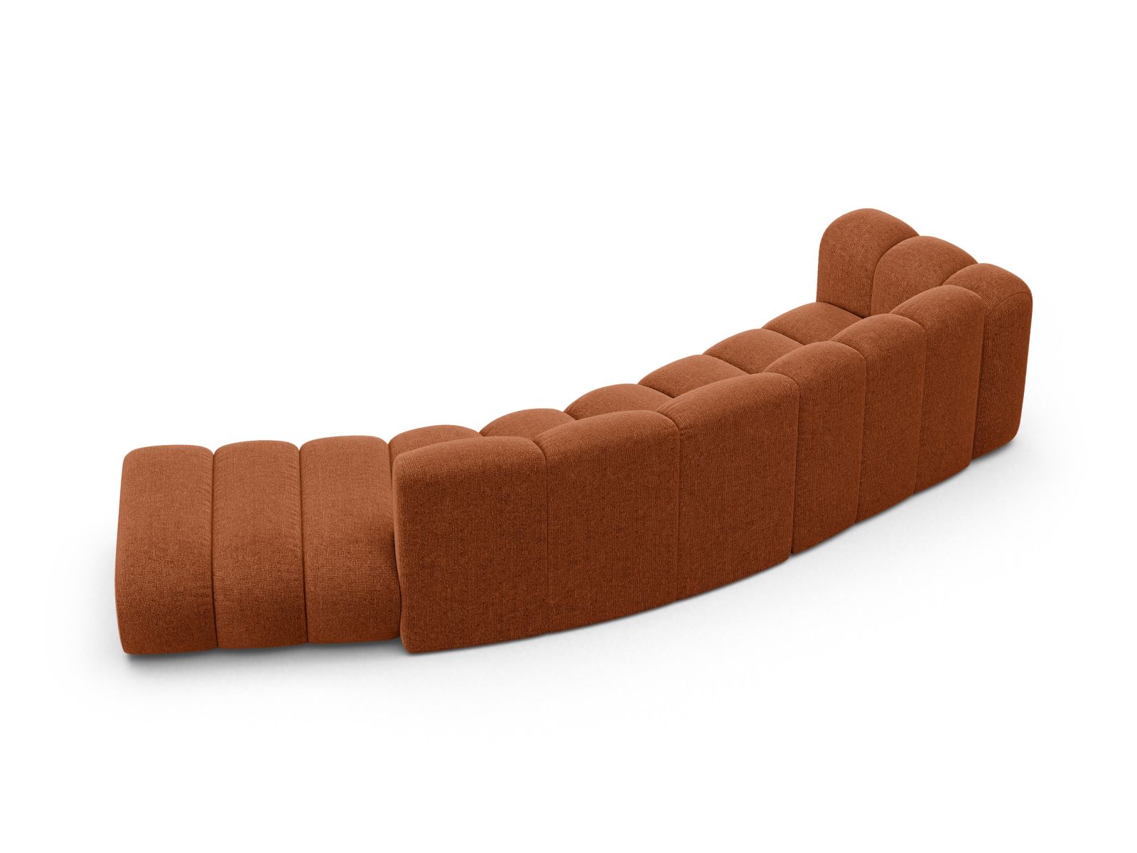 Right Modular Sofa, "Lupine", 5 Seats, 335x166x70