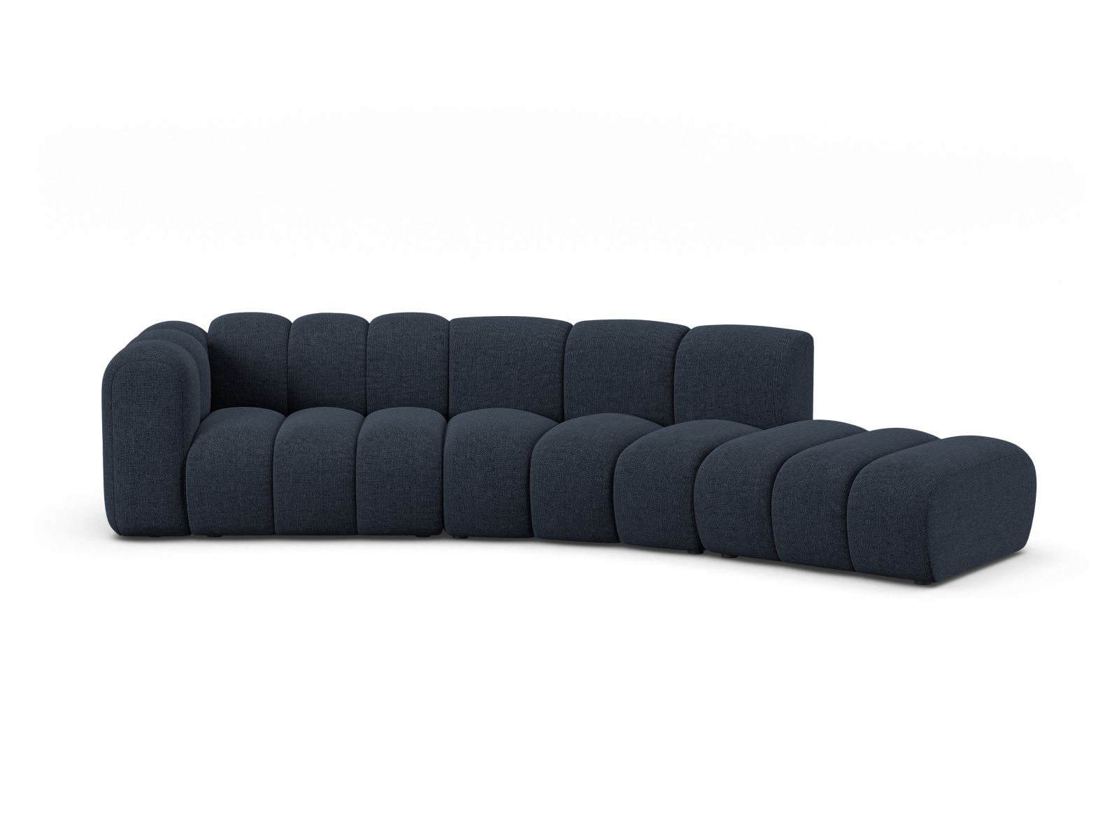 Right Modular Sofa, "Lupine", 5 Seats, 335x166x70