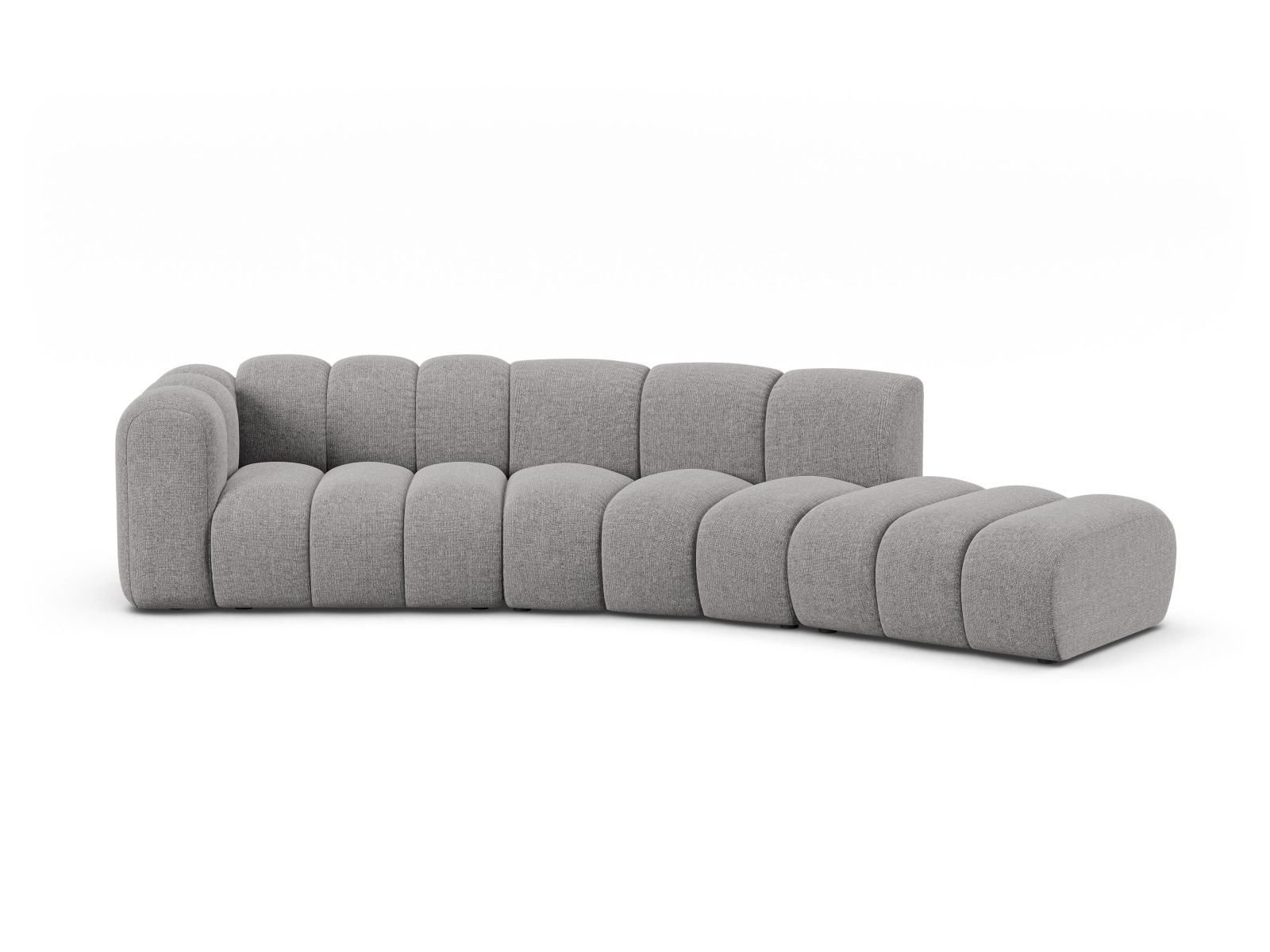 Right Modular Sofa, "Lupine", 5 Seats, 335x166x70