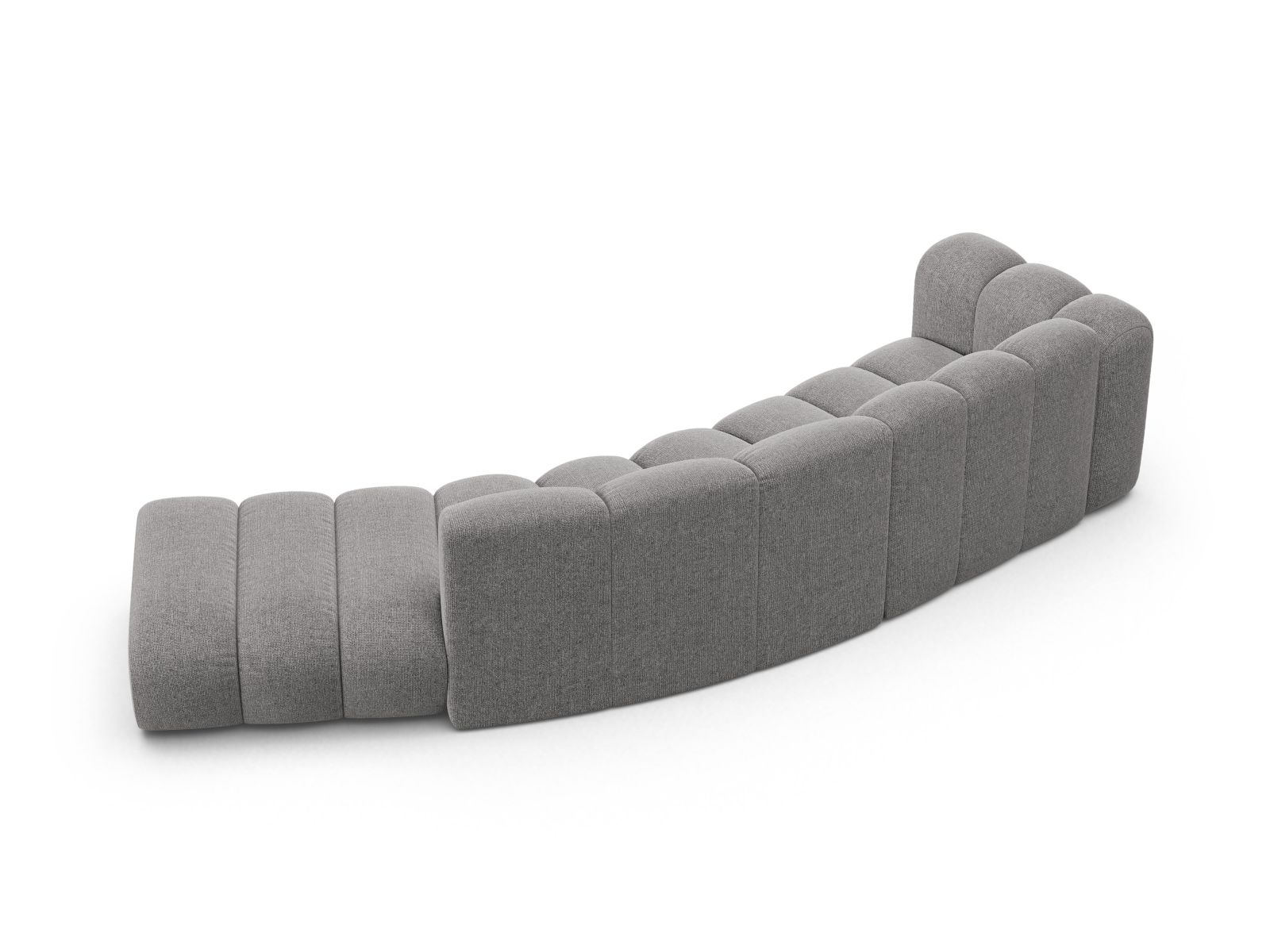 Right Modular Sofa, "Lupine", 5 Seats, 335x166x70