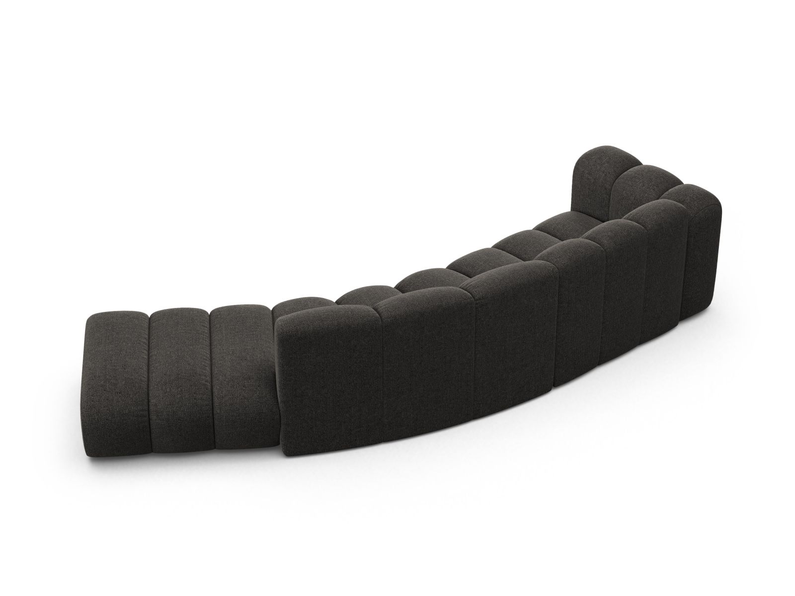 Right Modular Sofa, "Lupine", 5 Seats, 335x166x70