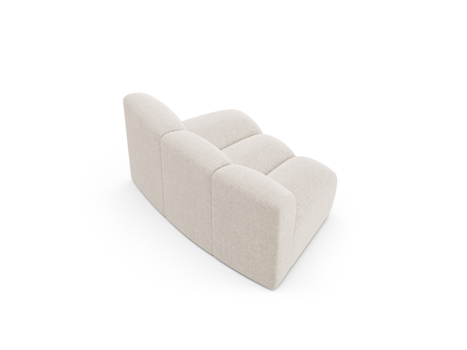 Modul Armless, "Lupine", 1 Seat, 154x95x70