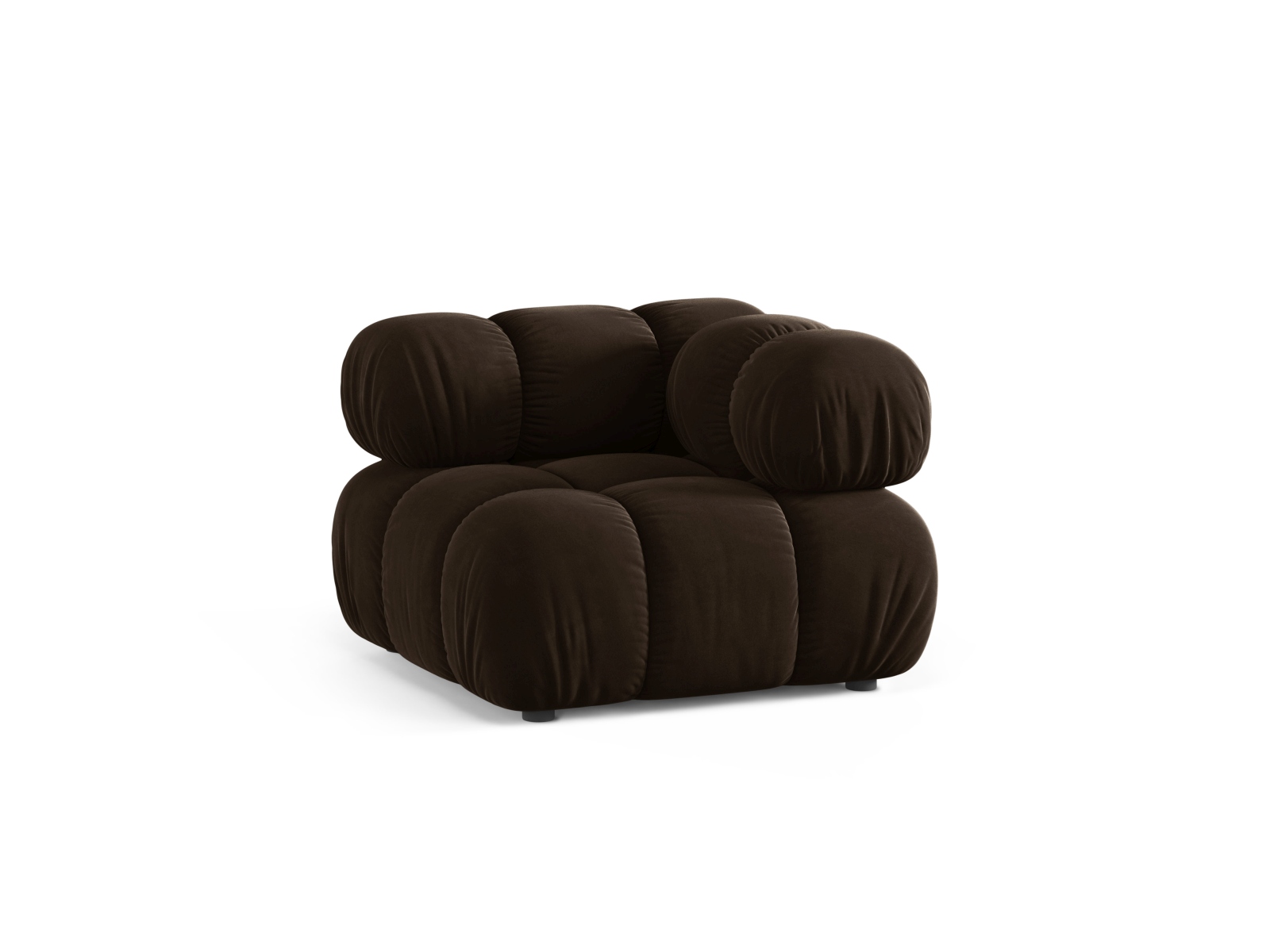 Velvet Modul Corner, "Bellis", 1 Seat, 94x94x70
