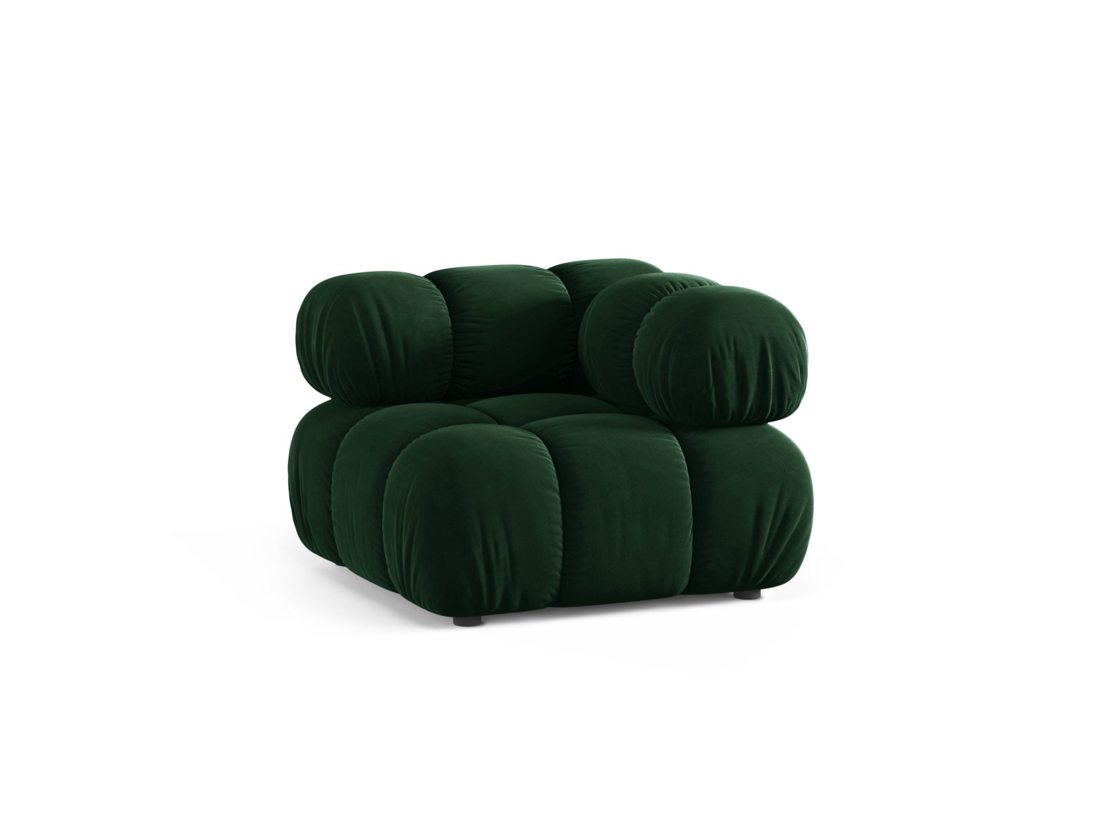 Velvet Modul Corner, "Bellis", 1 Seat, 94x94x70
