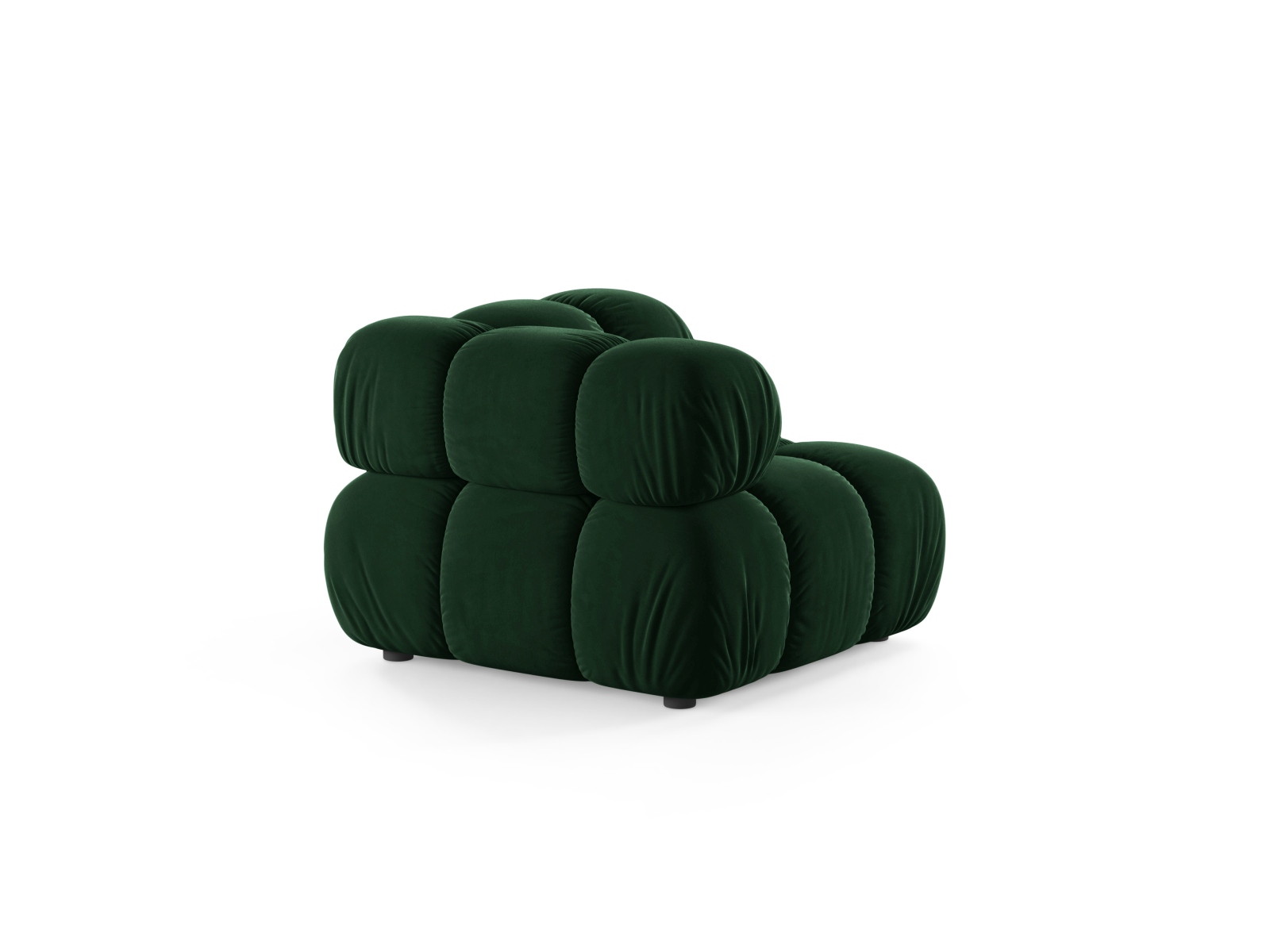 Velvet Modul Corner, "Bellis", 1 Seat, 94x94x70
