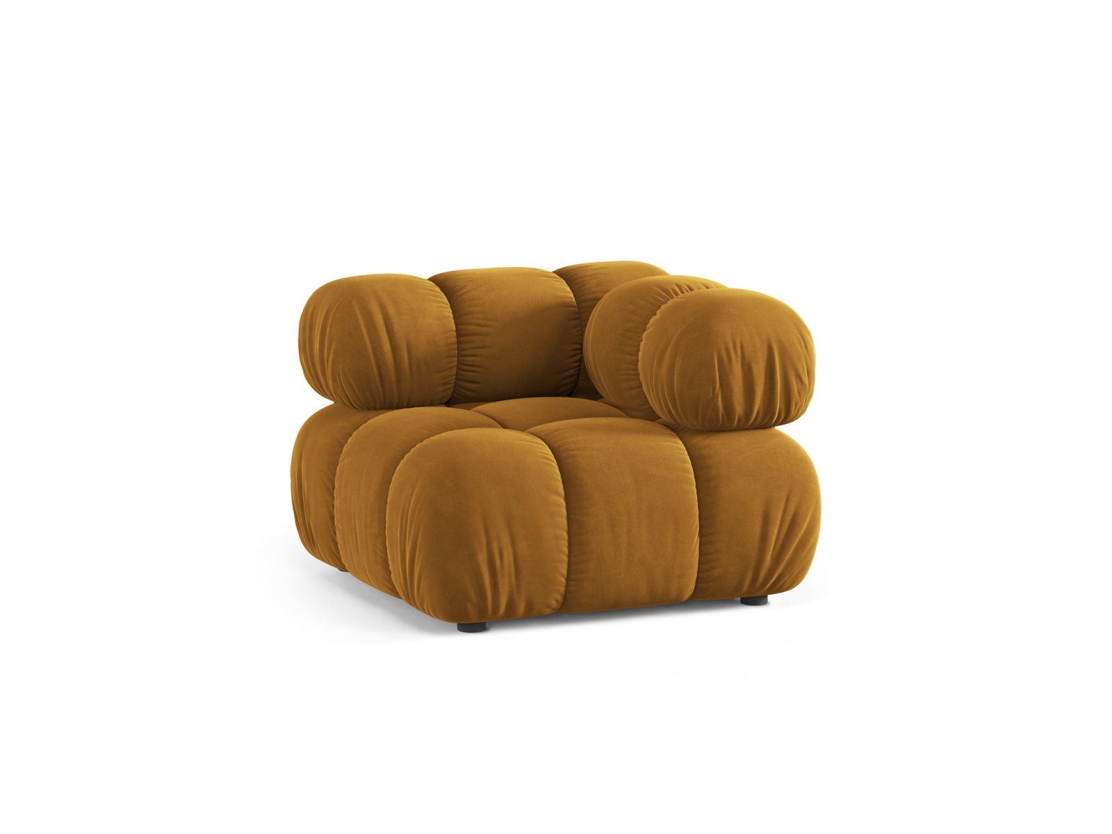 Velvet Modul Corner, "Bellis", 1 Seat, 94x94x70