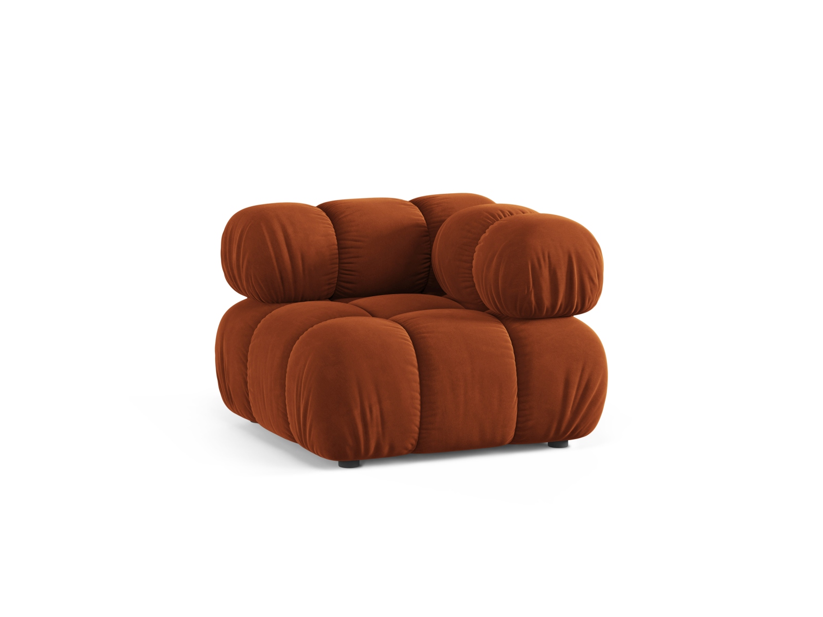 Velvet Modul Corner, "Bellis", 1 Seat, 94x94x70