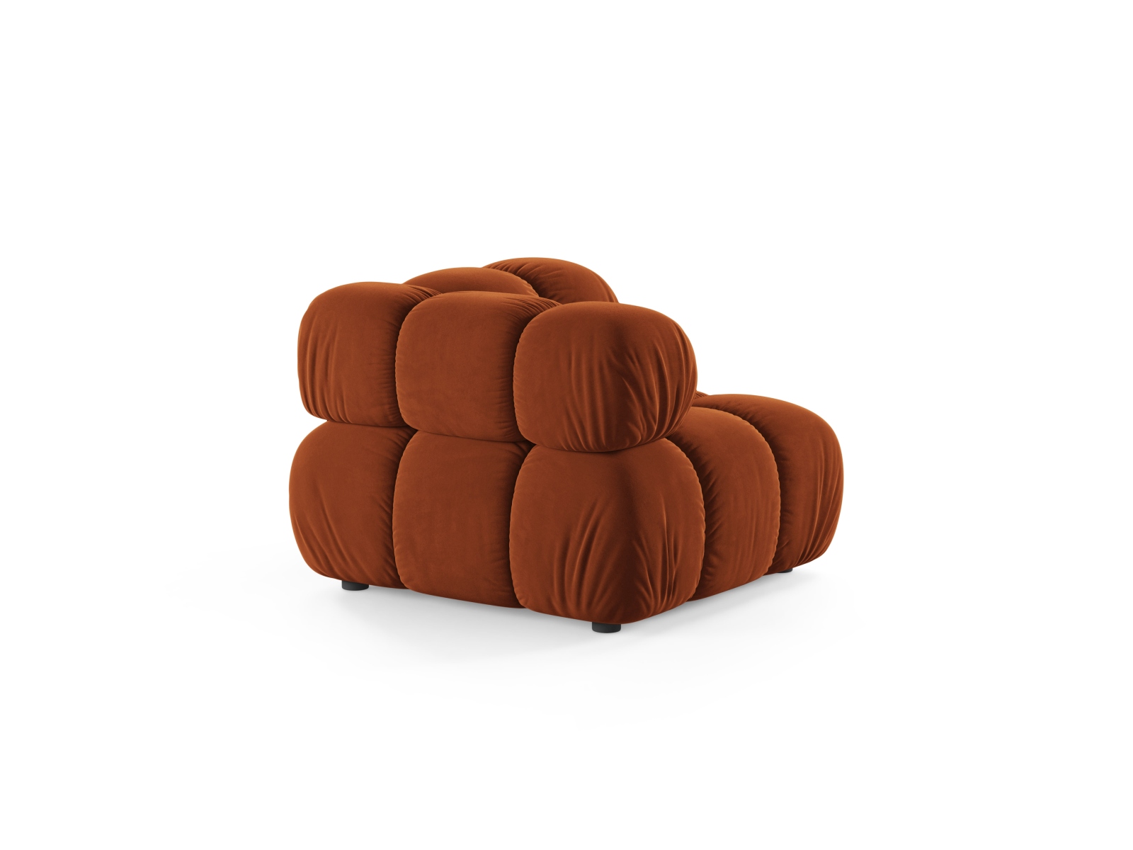 Velvet Modul Corner, "Bellis", 1 Seat, 94x94x70