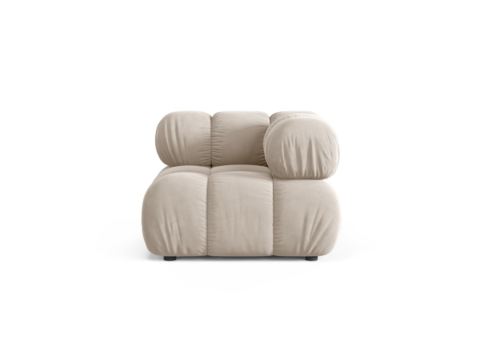 Velvet Modul Corner, "Bellis", 1 Seat, 94x94x70