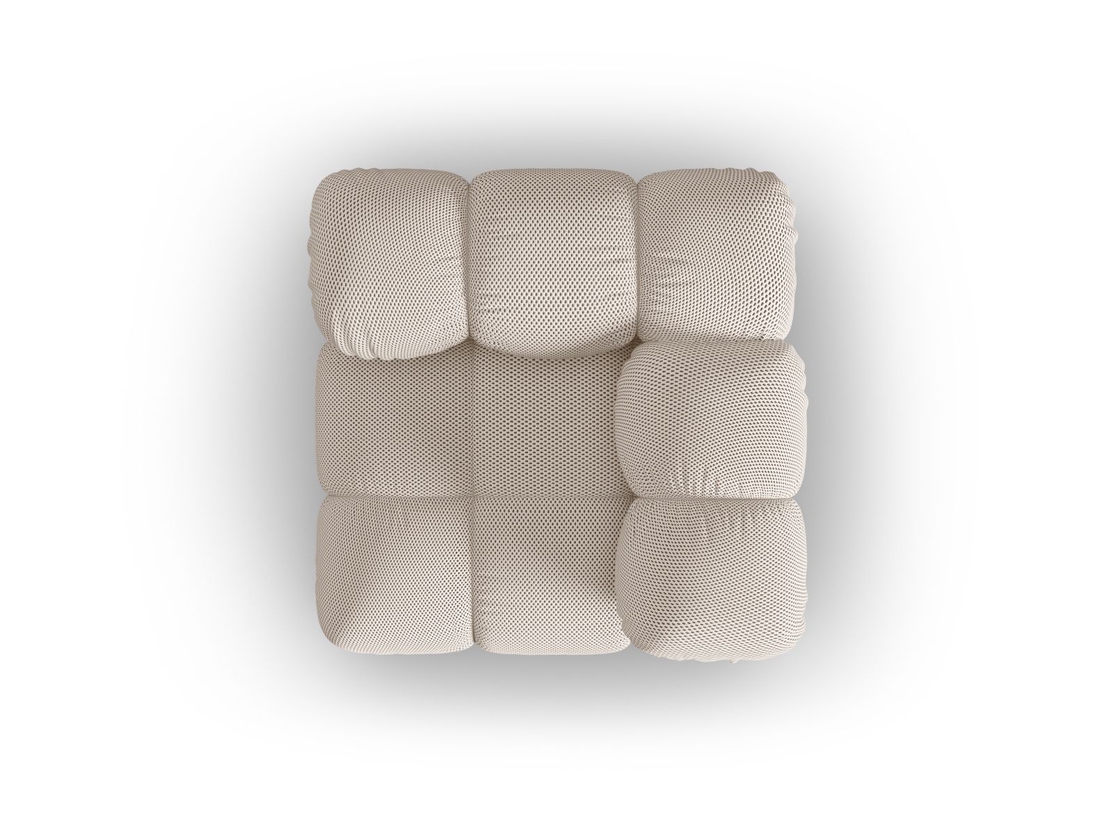 Corner Modul, "Bellis", 1 Seat, 94x94x70