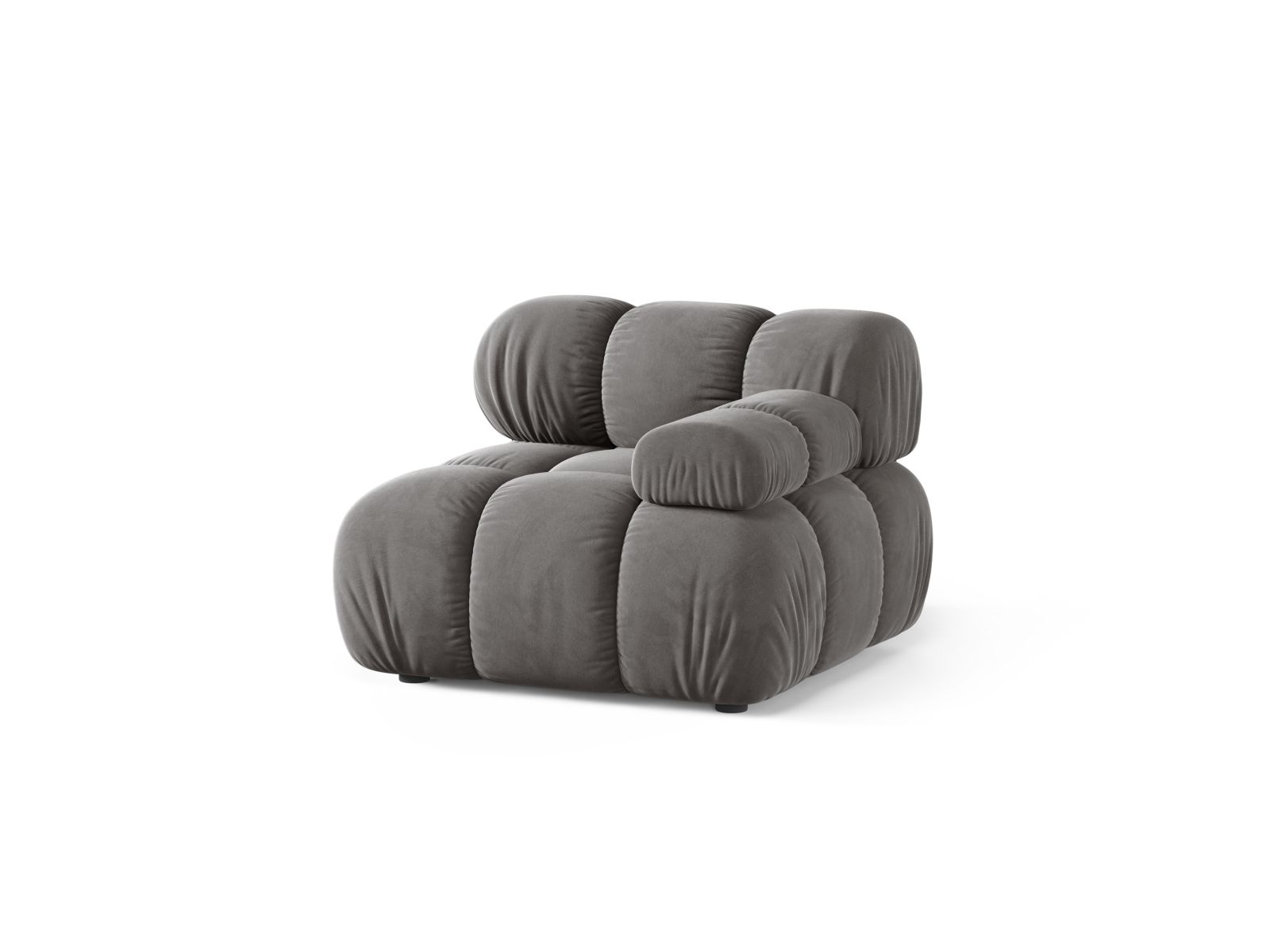 Velvet Modul Right, "Bellis", 1 Seat, 94x94x70