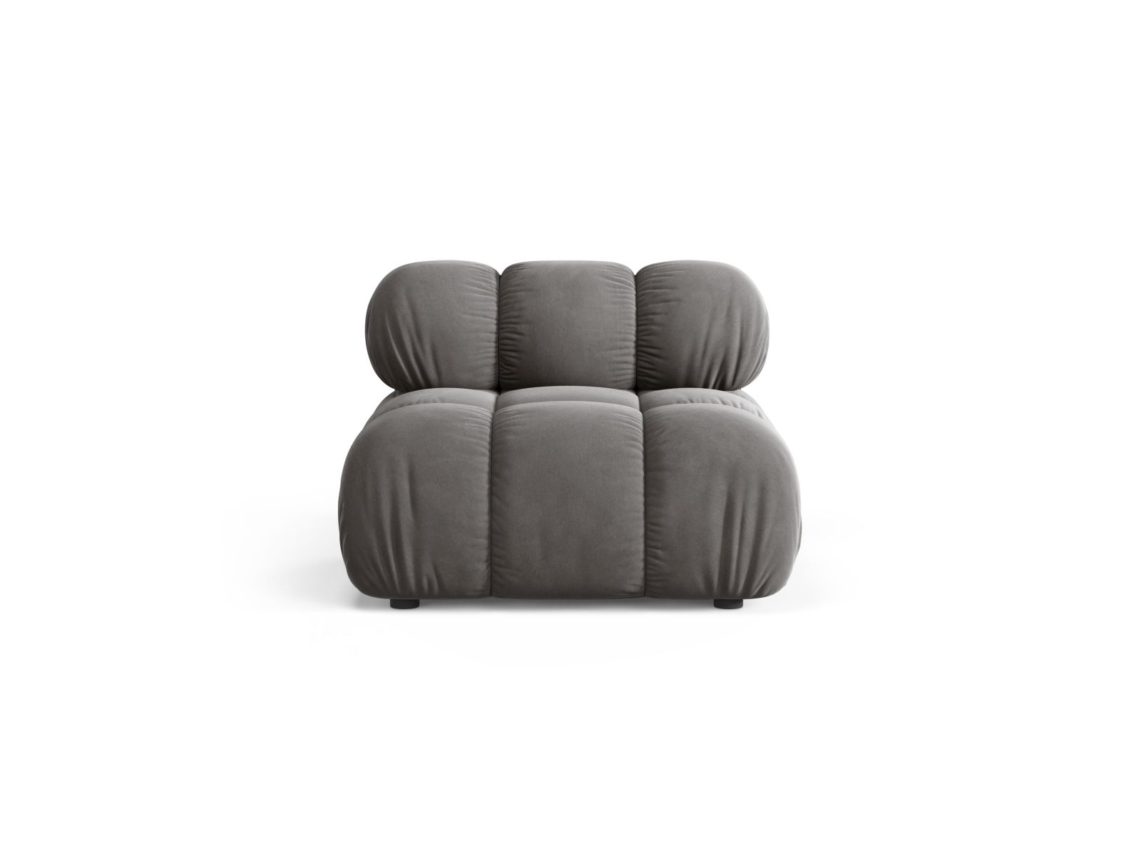 Velvet Modul Armless, "Bellis", 1 Seat, 94x94x70