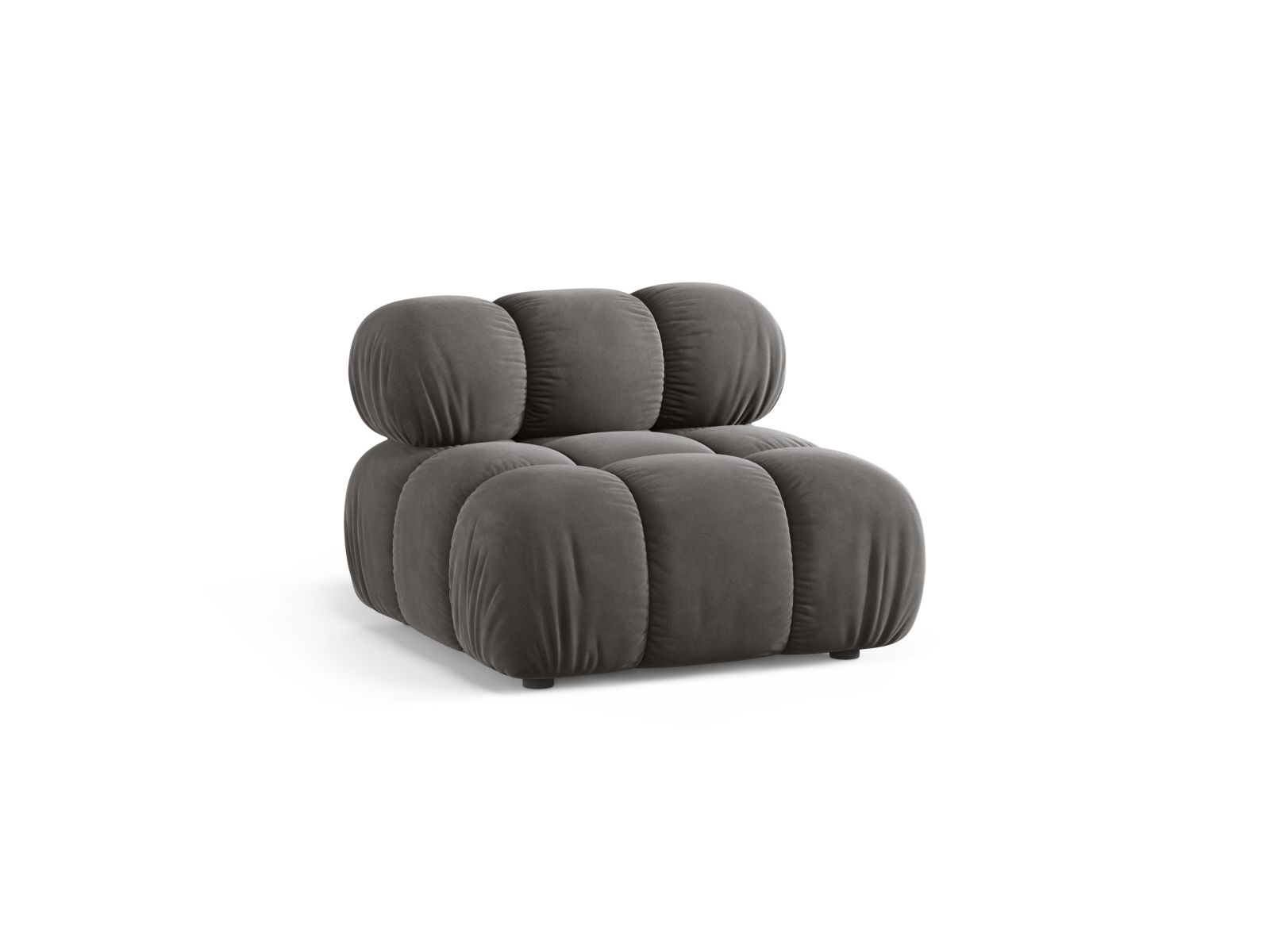 Velvet Modul Armless, "Bellis", 1 Seat, 94x94x70