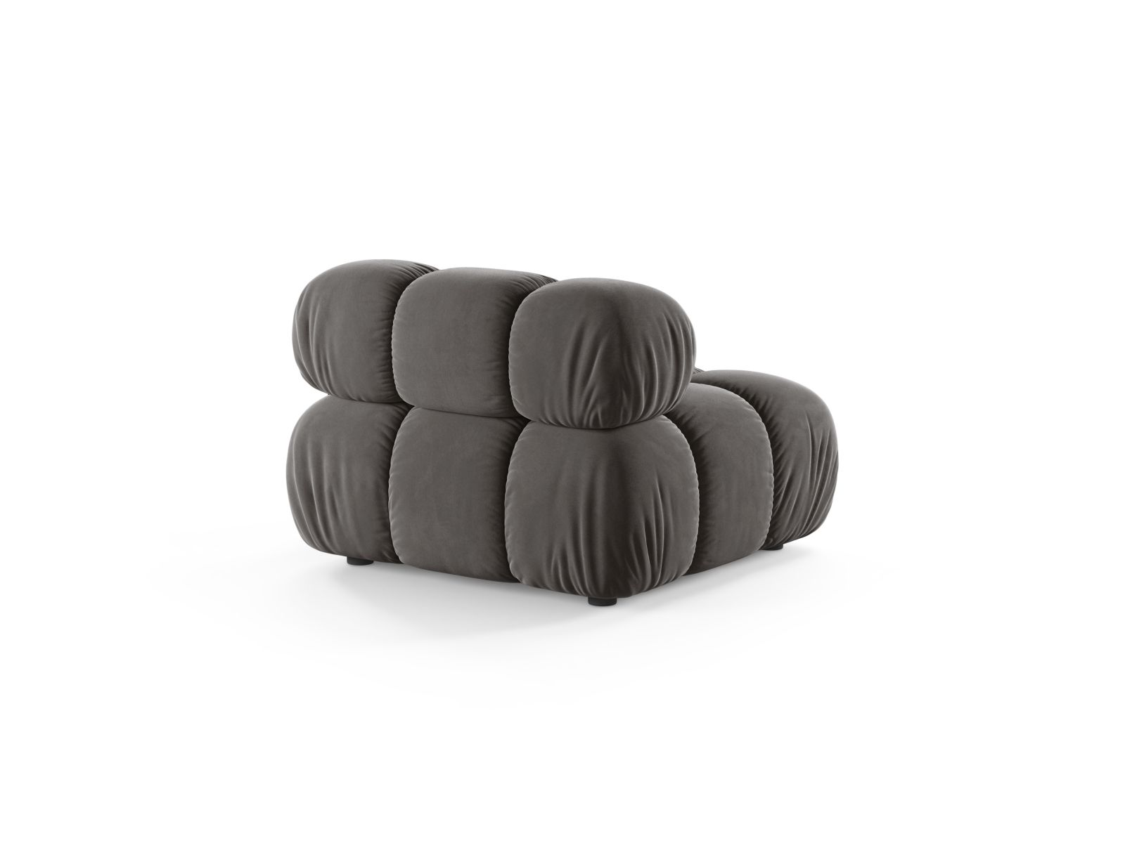 Velvet Modul Armless, "Bellis", 1 Seat, 94x94x70