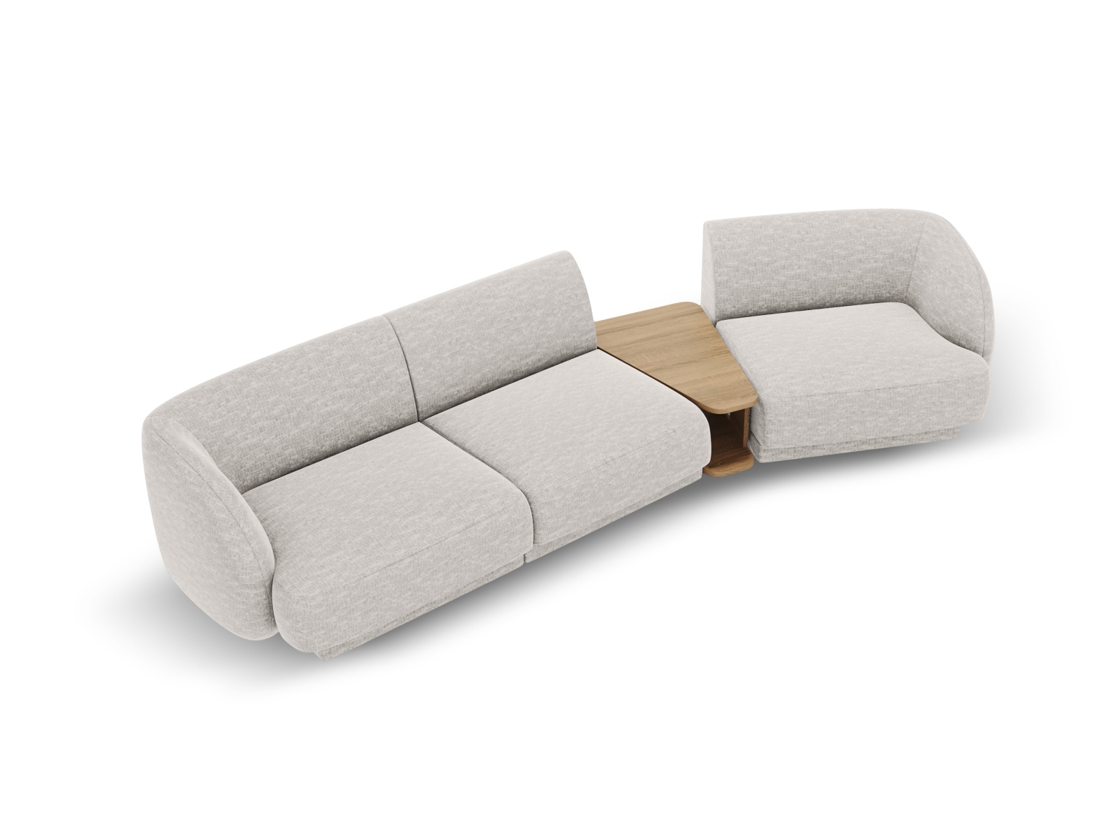 Right Modular Sofa, "Miley", 3 Seats, 303x126x70
