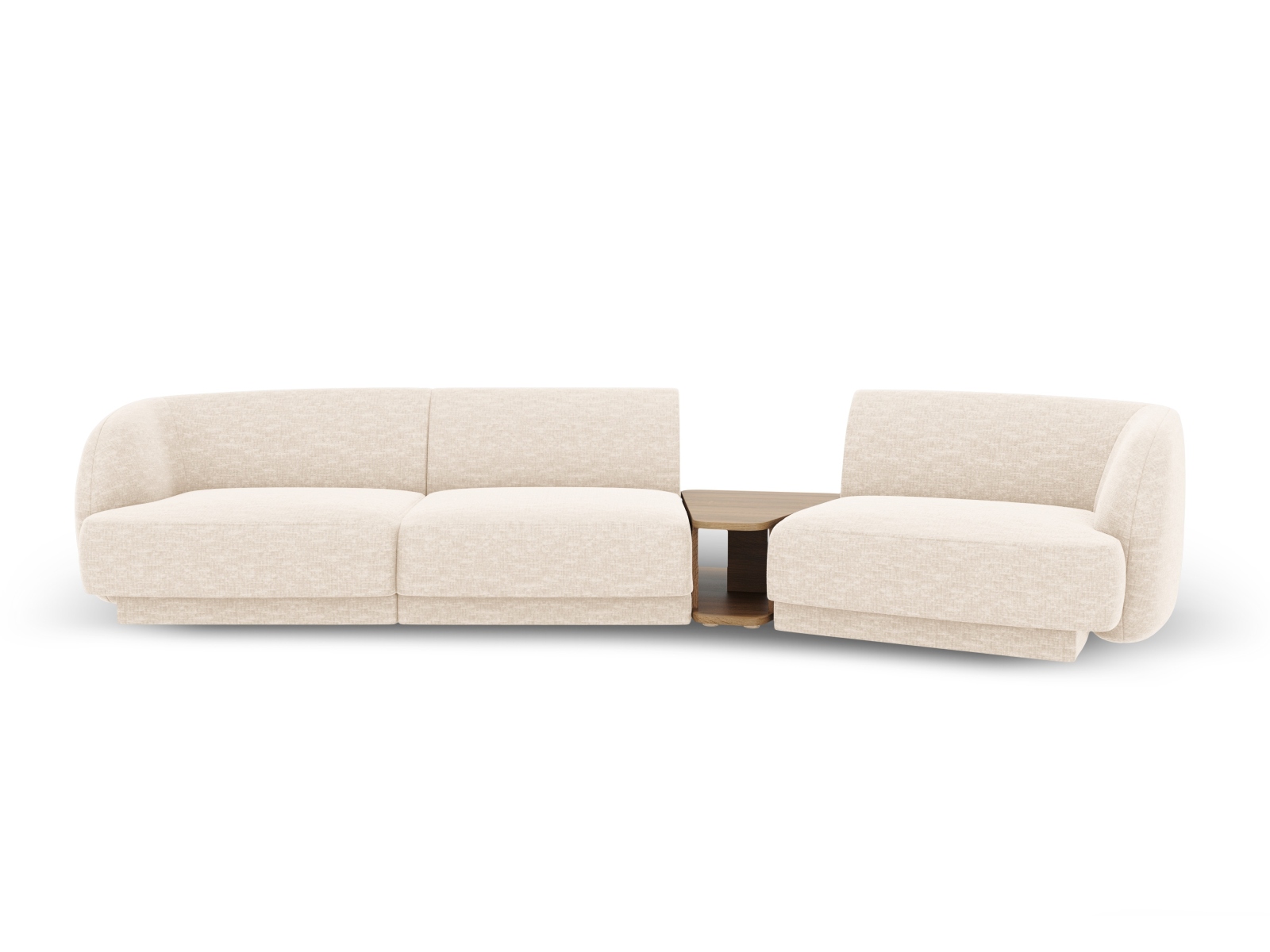 Right Modular Sofa, "Miley", 3 Seats, 303x126x70