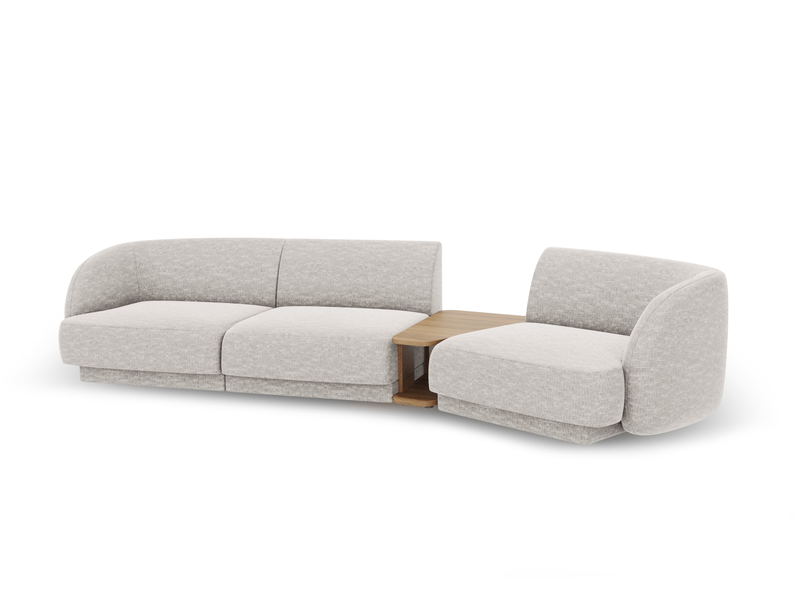Right Modular Sofa, "Miley", 3 Seats, 303x126x70
